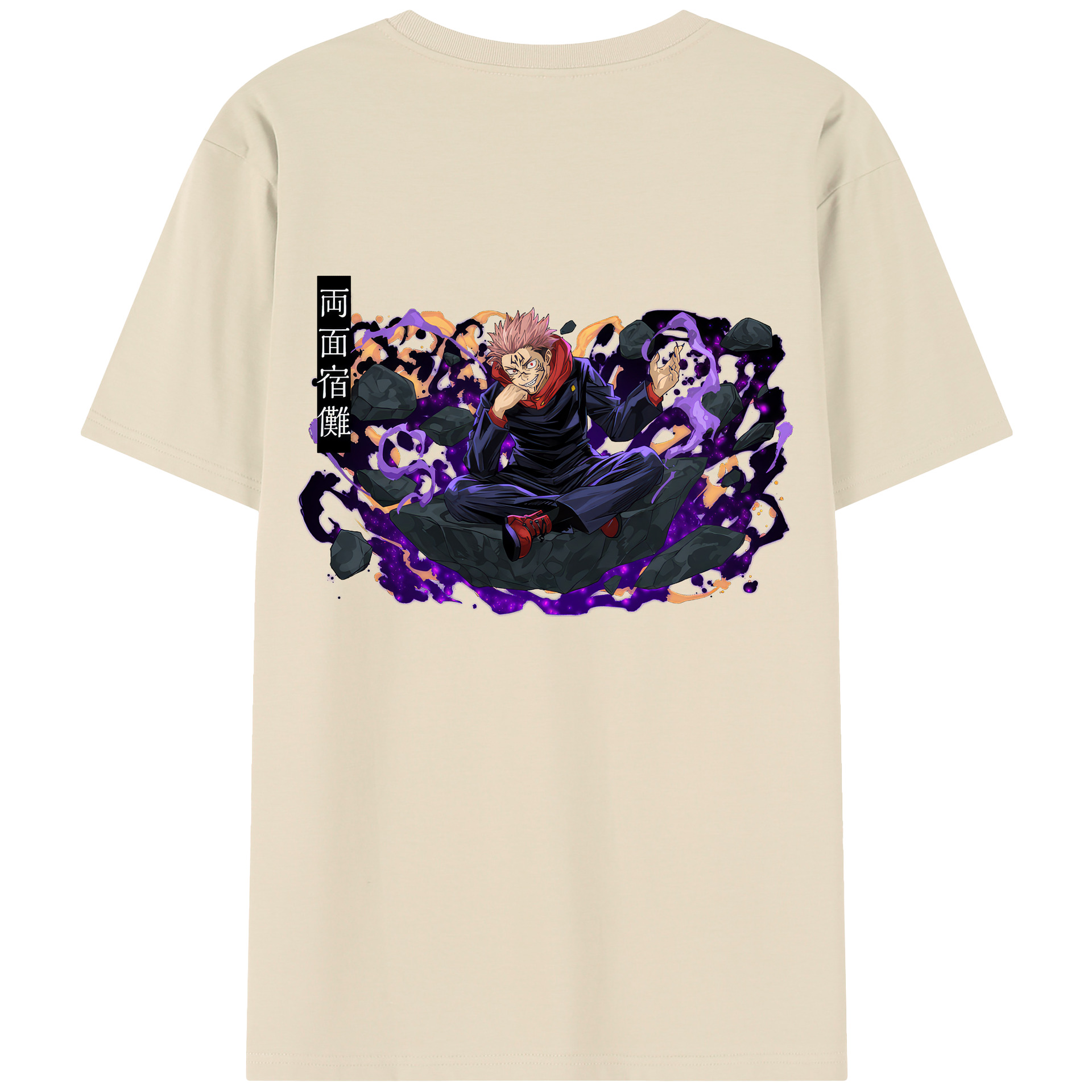 （画像用） 呪術廻戦 Jujutsu Kaisen 綿100％半袖Tシャツ（背面プリント）
