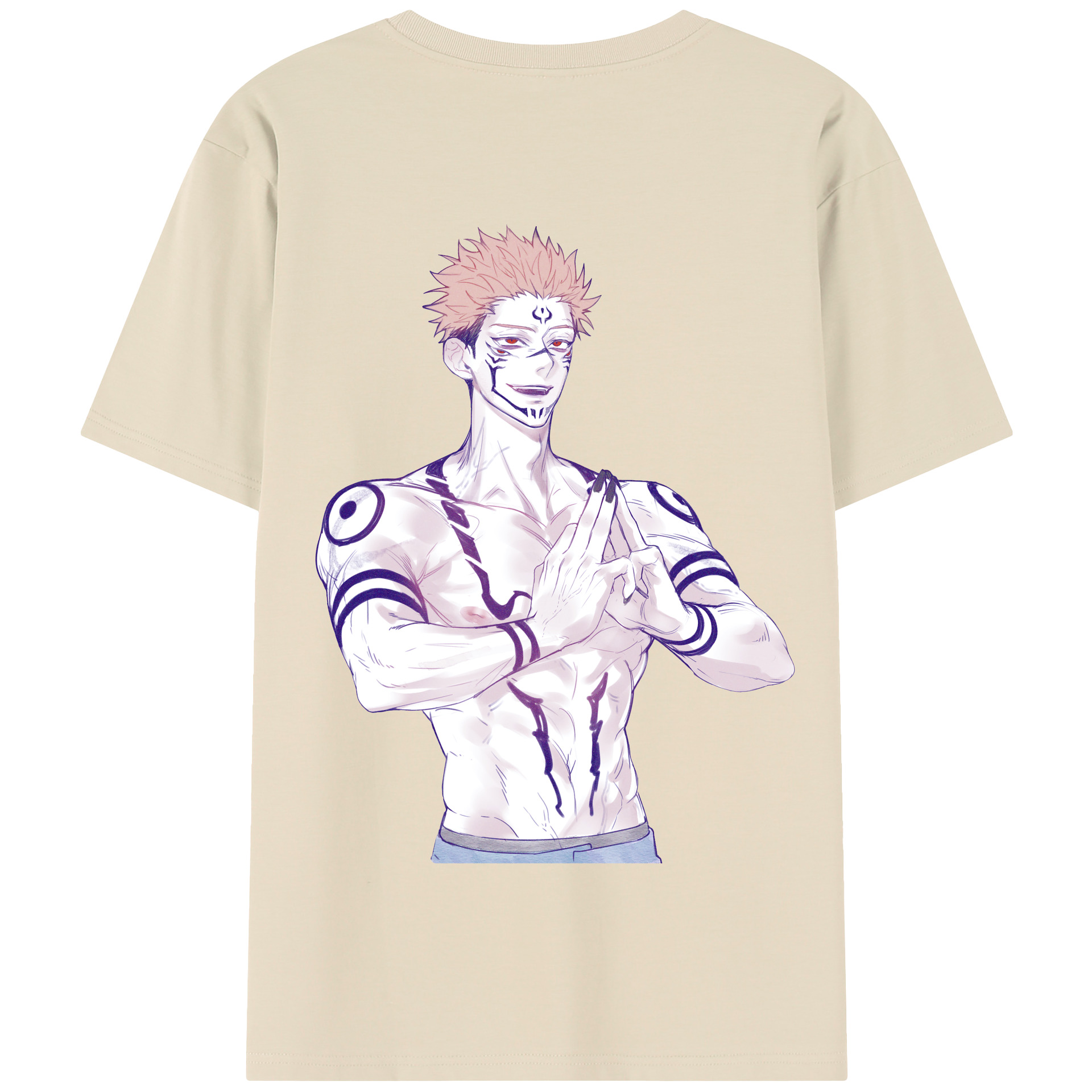 （画像用） 呪術廻戦 Jujutsu Kaisen 綿100％半袖Tシャツ（背面プリント）