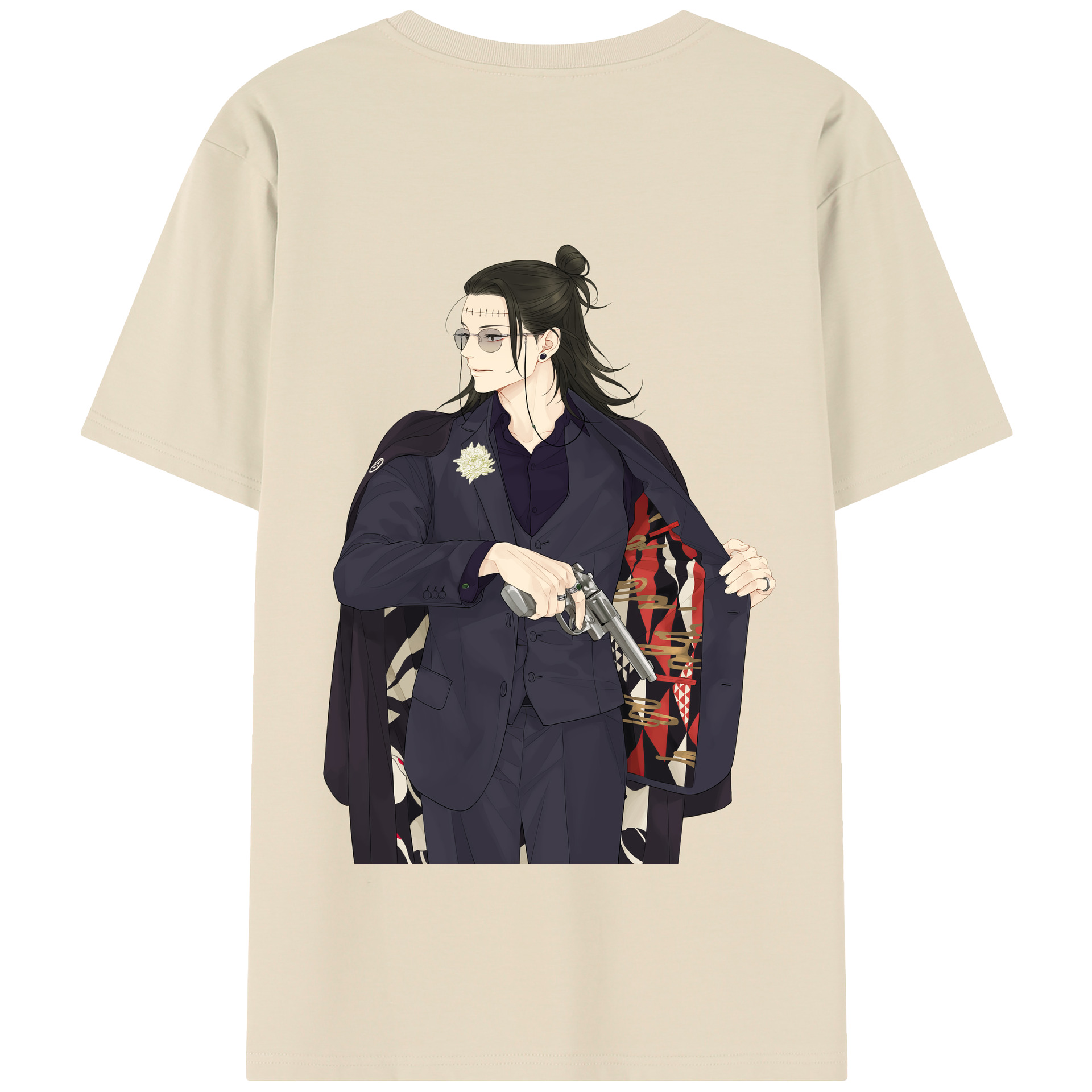 （画像用） 呪術廻戦 Jujutsu Kaisen 綿100％半袖Tシャツ（背面プリント）