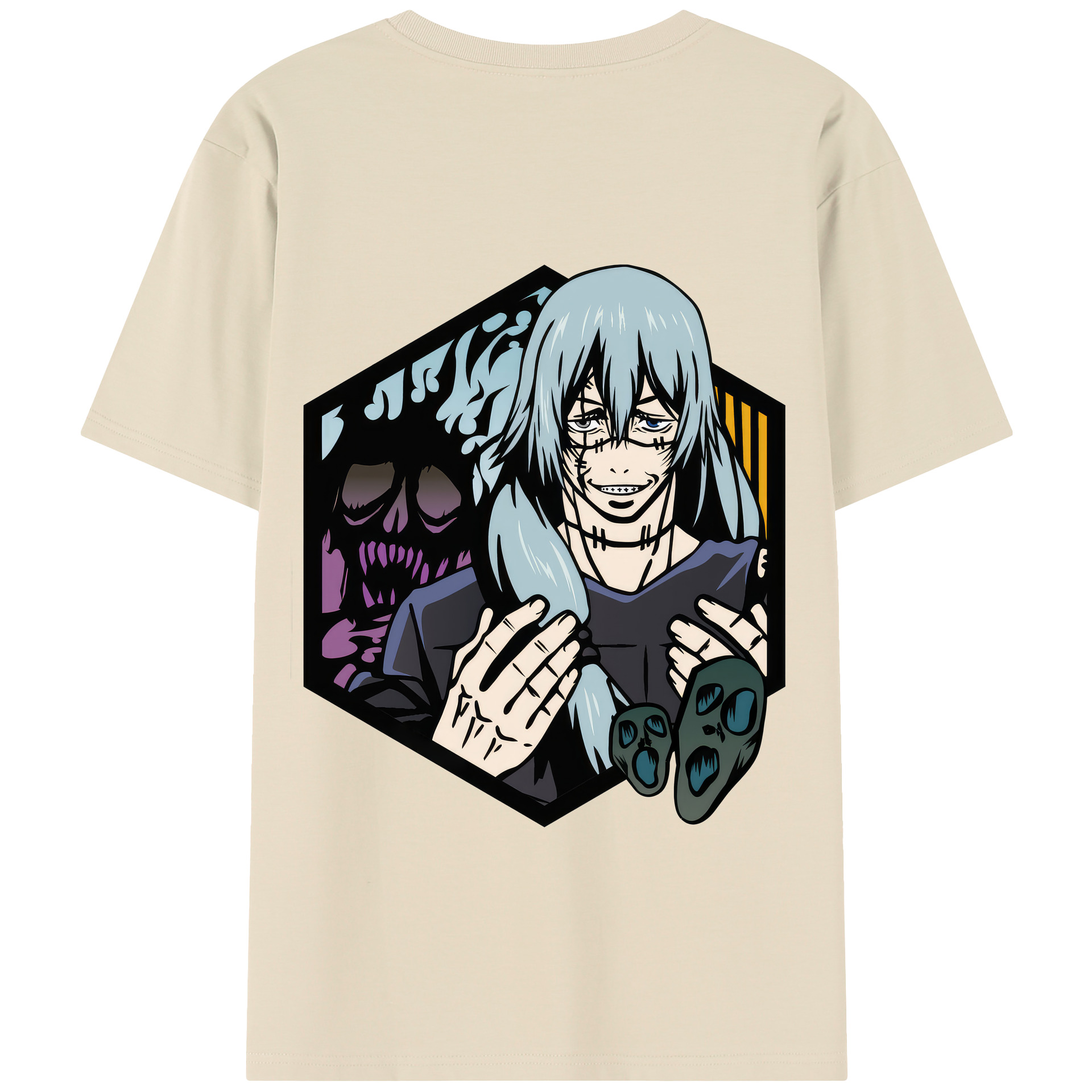 （画像用） 呪術廻戦 Jujutsu Kaisen 綿100％半袖Tシャツ（背面プリント）