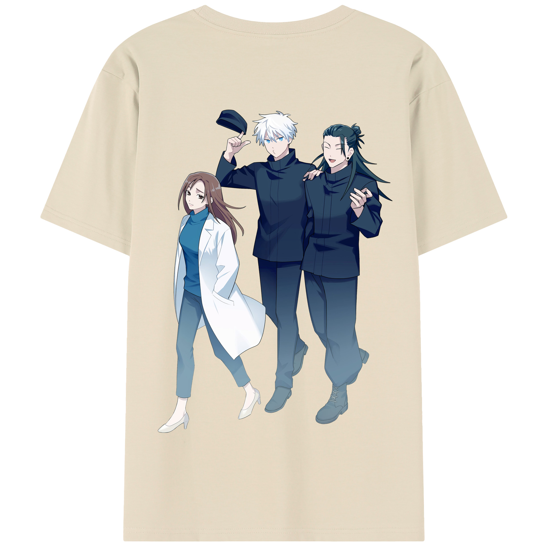 （画像用） 呪術廻戦 Jujutsu Kaisen 綿100％半袖Tシャツ（背面プリント）