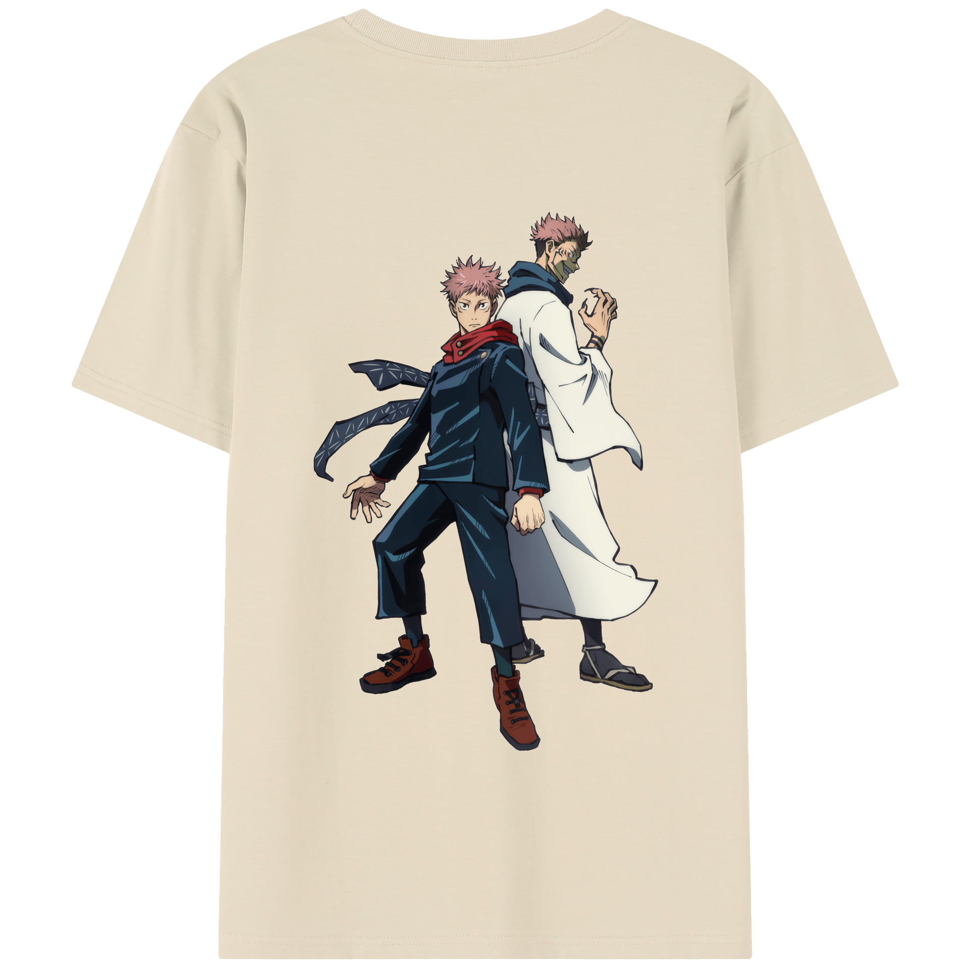 （画像用） 呪術廻戦 Jujutsu Kaisen 綿100％半袖Tシャツ（背面プリント）