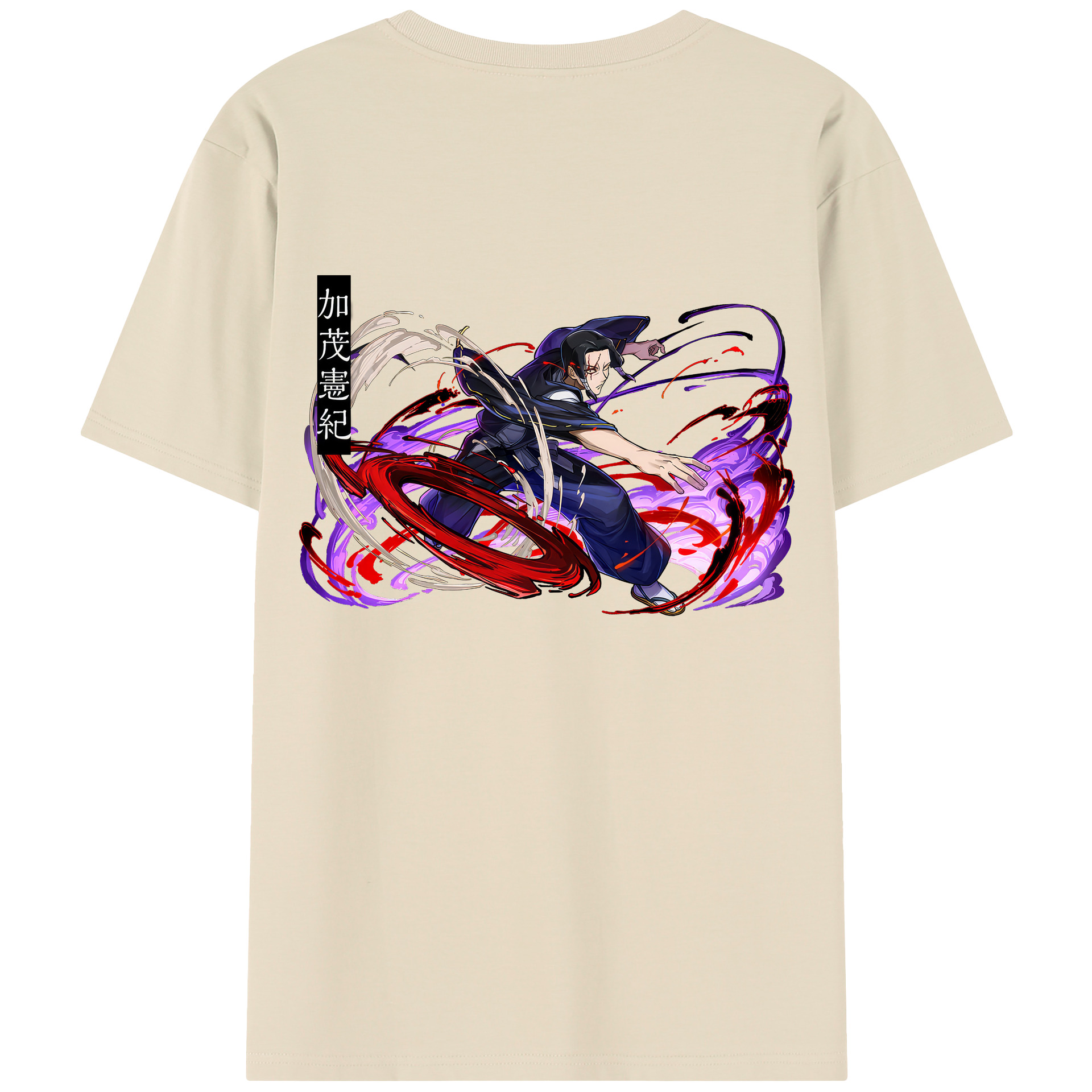 （画像用） 呪術廻戦 Jujutsu Kaisen 綿100％半袖Tシャツ（背面プリント）