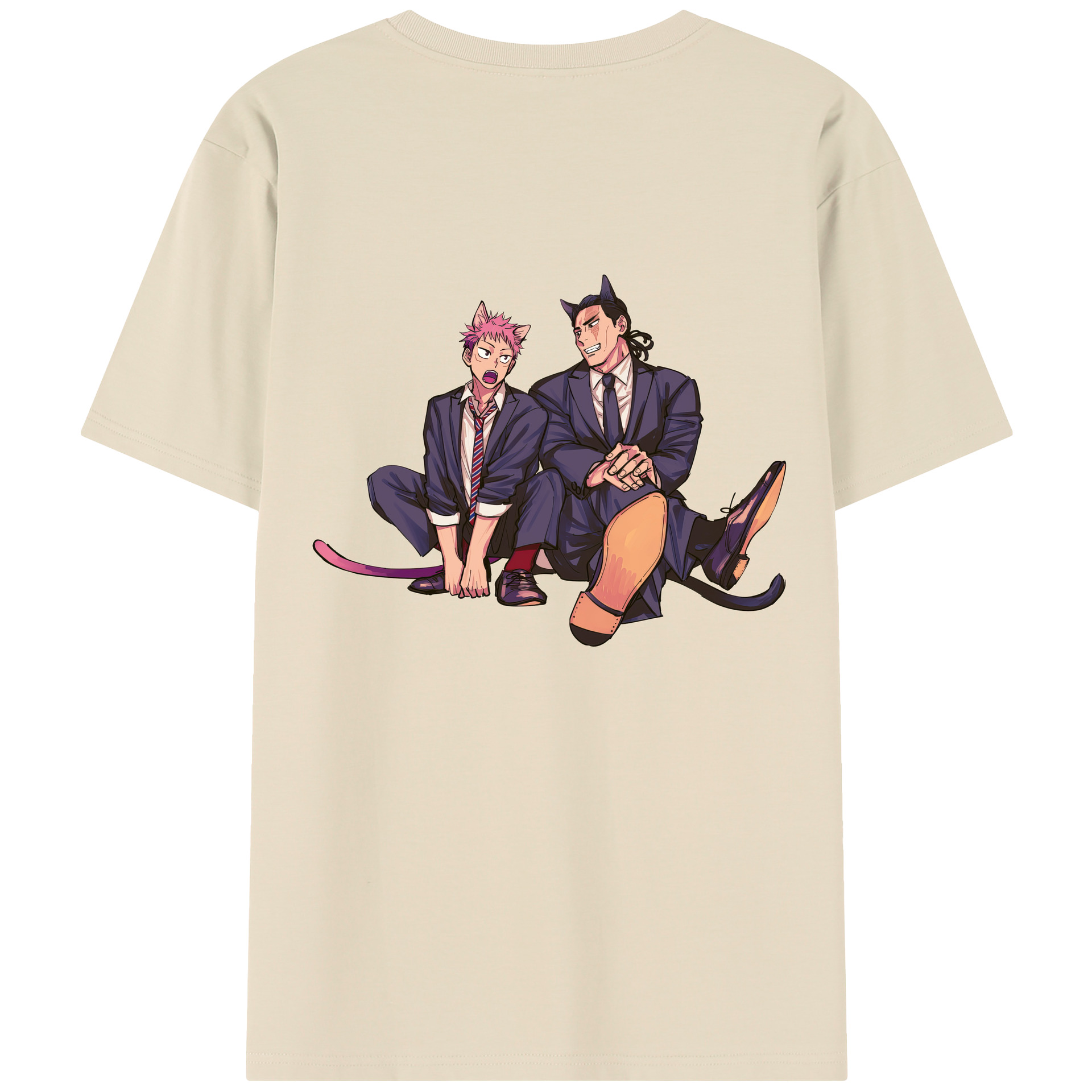 （画像用） 呪術廻戦 Jujutsu Kaisen 綿100％半袖Tシャツ（背面プリント）