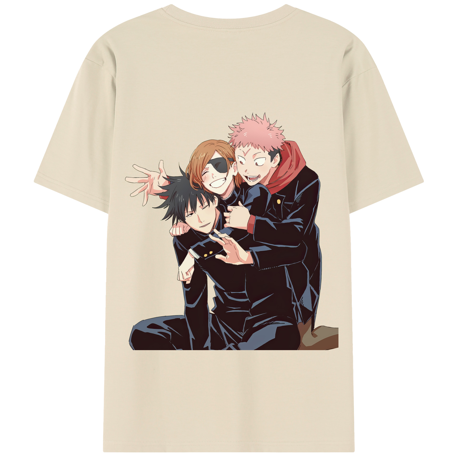 （画像用） 呪術廻戦 Jujutsu Kaisen 綿100％半袖Tシャツ（背面プリント）