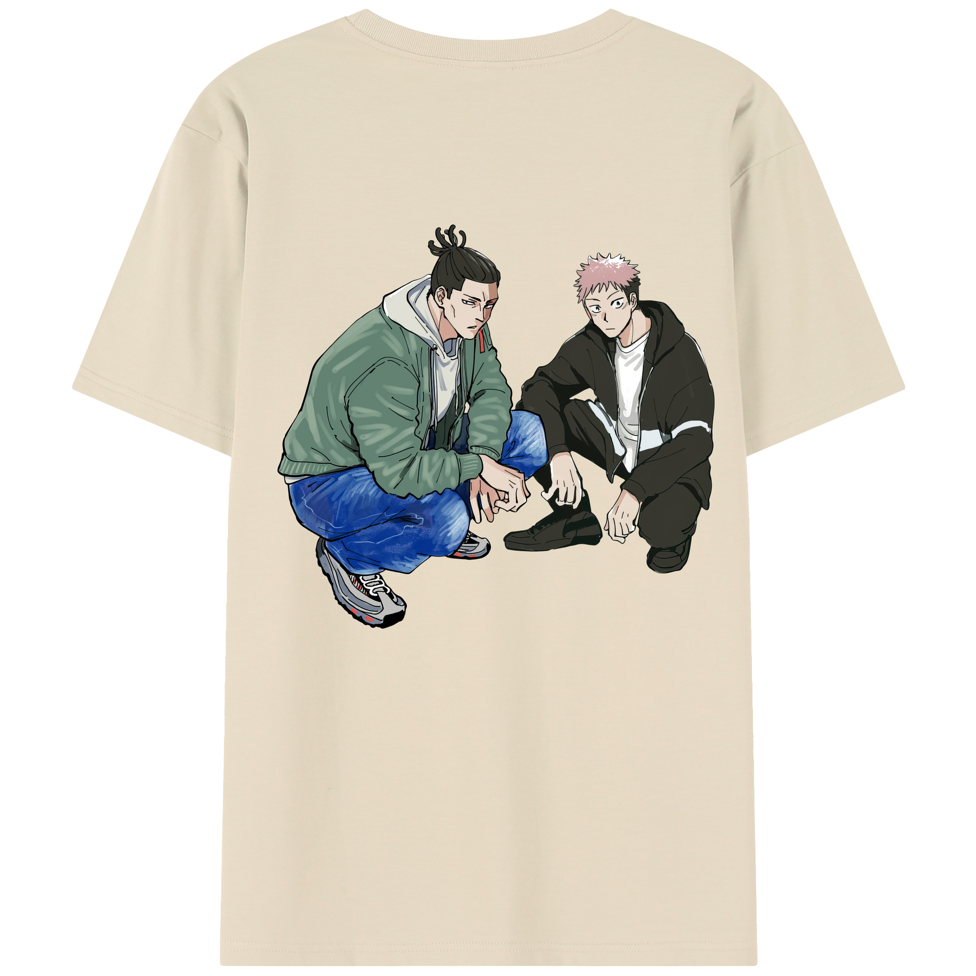 （画像用） 呪術廻戦 Jujutsu Kaisen 綿100％半袖Tシャツ（背面プリント）