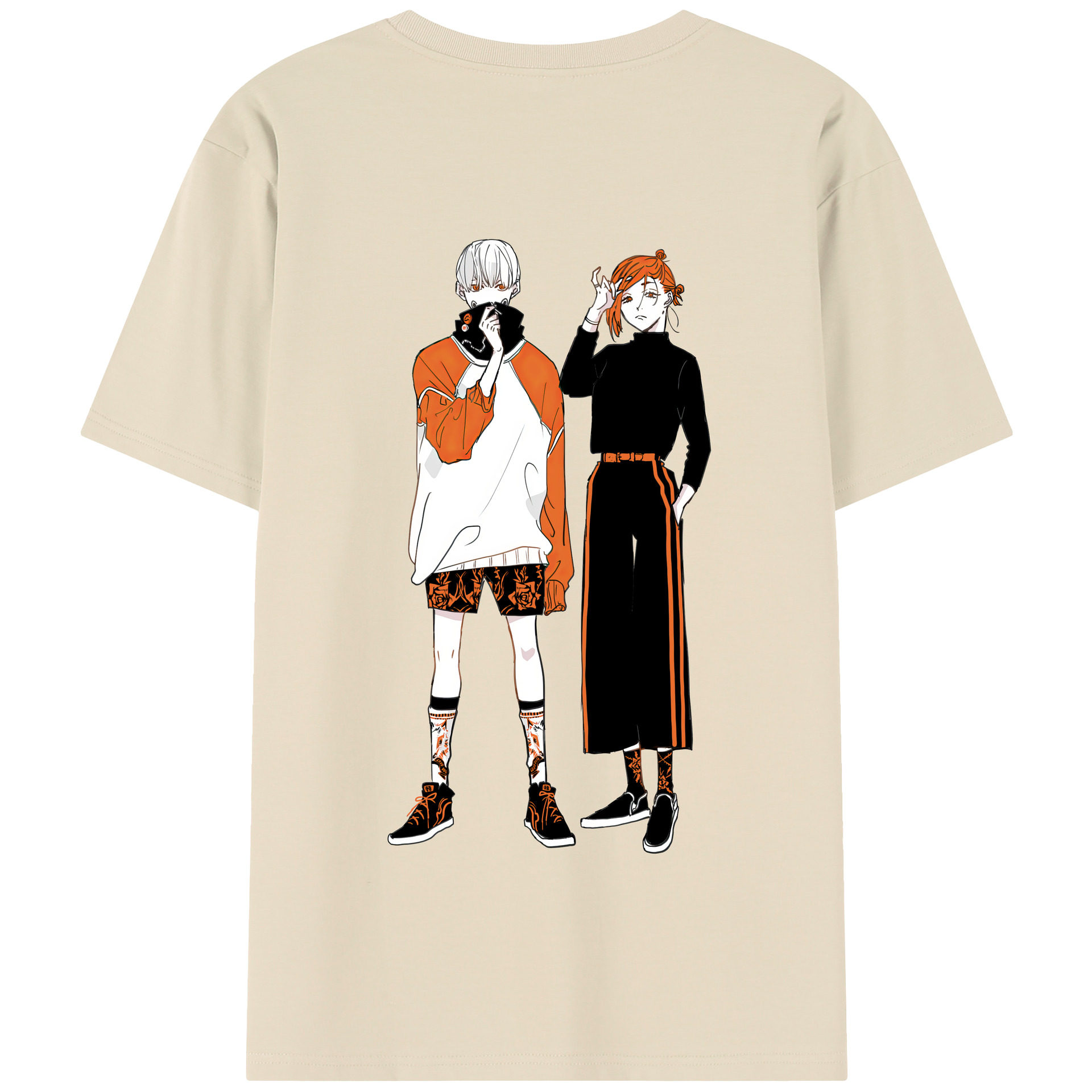 （画像用） 呪術廻戦 Jujutsu Kaisen 綿100％半袖Tシャツ（背面プリント）
