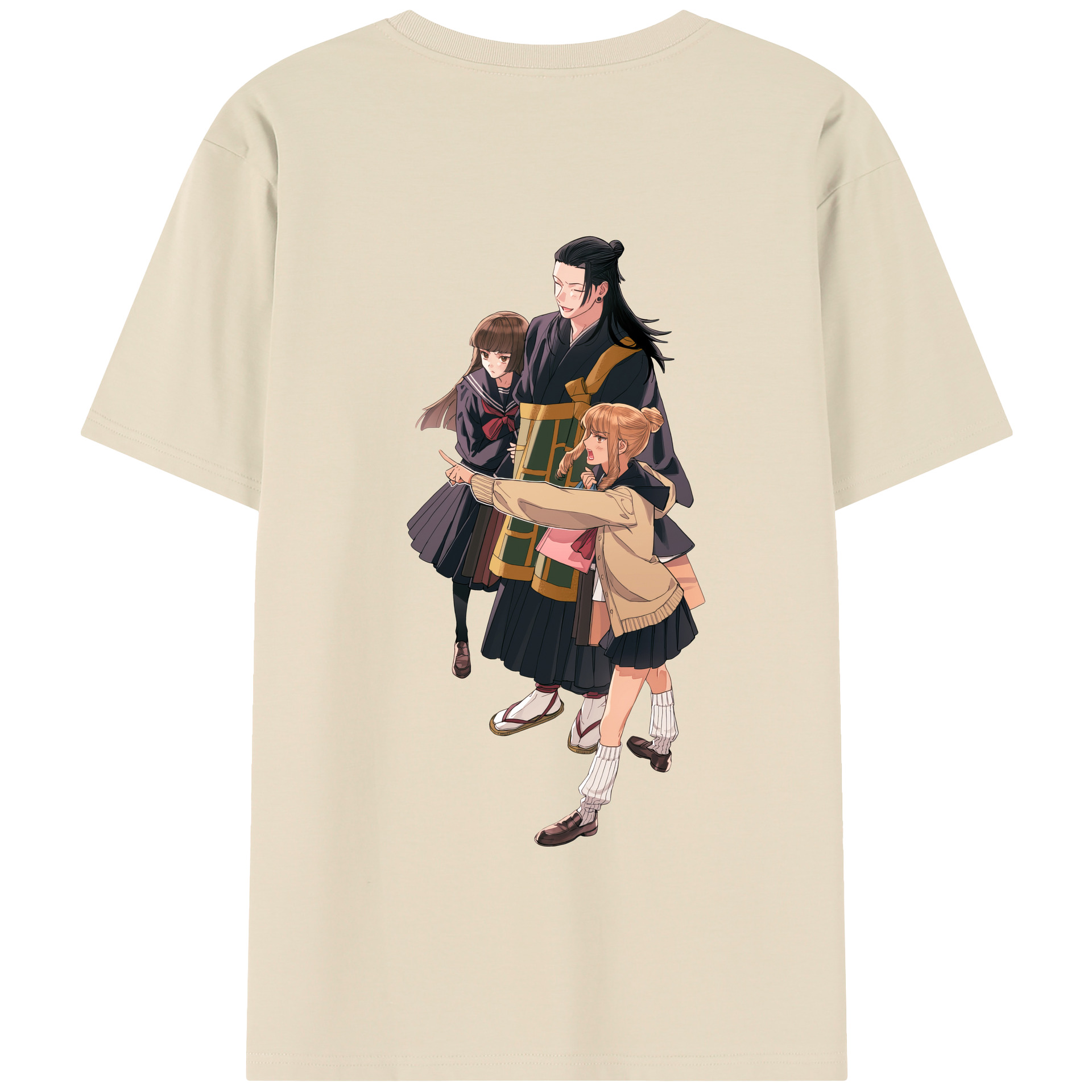 （画像用） 呪術廻戦 Jujutsu Kaisen 綿100％半袖Tシャツ（背面プリント）