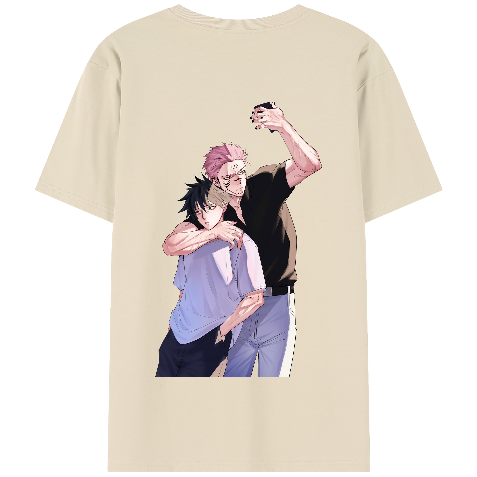（画像用） 呪術廻戦 Jujutsu Kaisen 綿100％半袖Tシャツ（背面プリント）