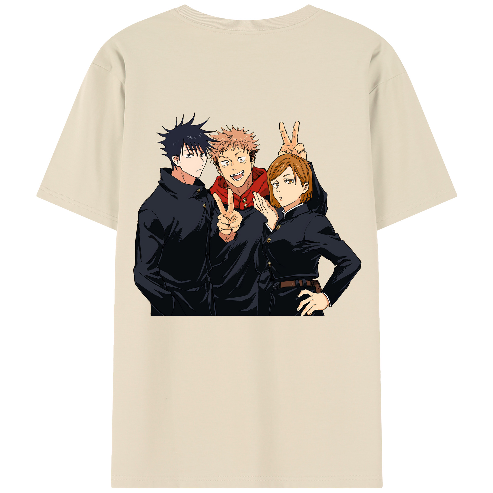 （画像用） 呪術廻戦 Jujutsu Kaisen 綿100％半袖Tシャツ（背面プリント）