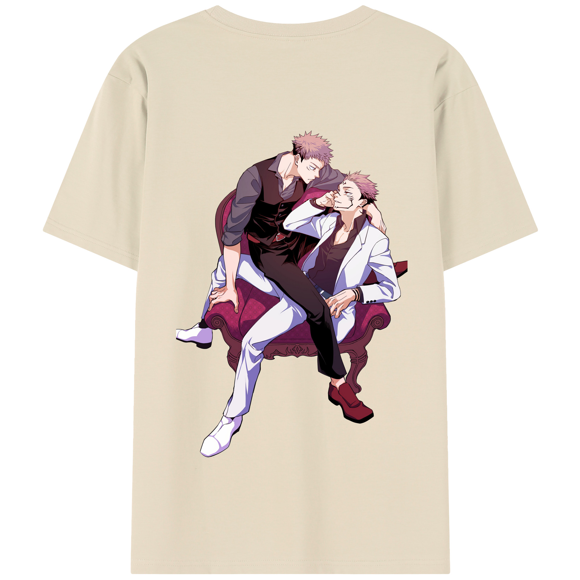 （画像用） 呪術廻戦 Jujutsu Kaisen 綿100％半袖Tシャツ（背面プリント）