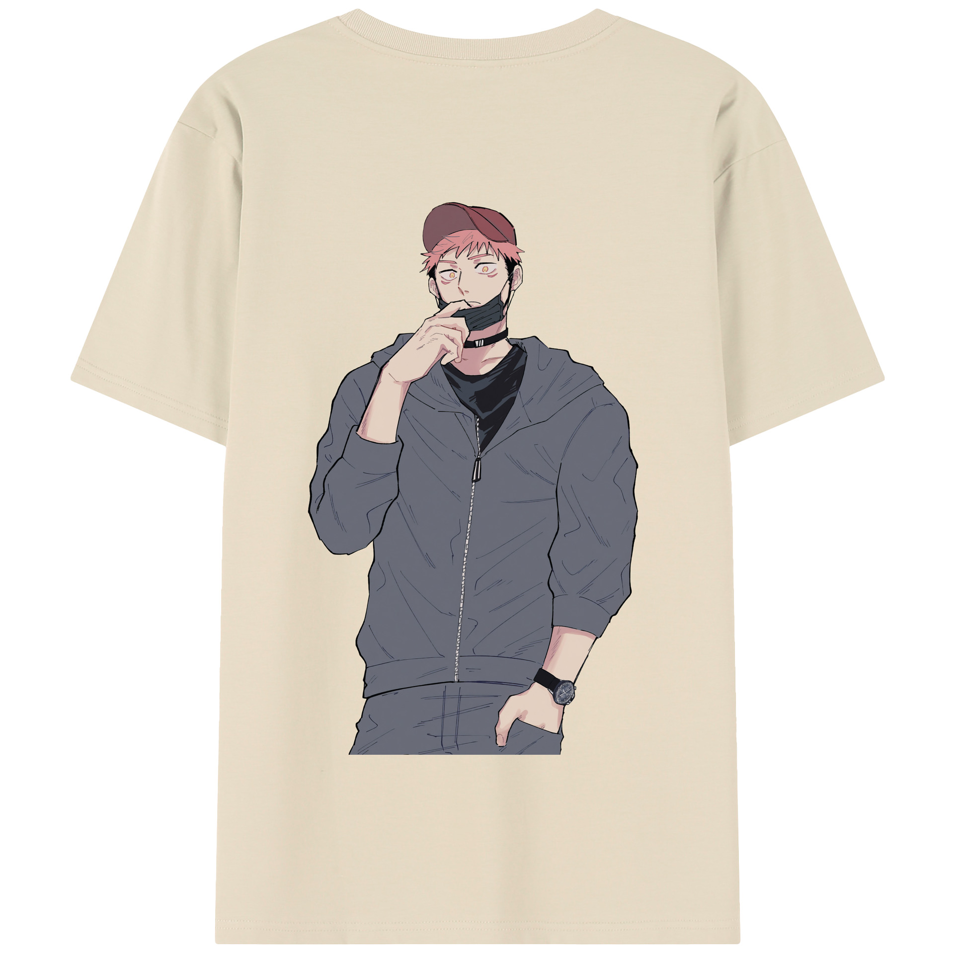 （画像用） 呪術廻戦 Jujutsu Kaisen 綿100％半袖Tシャツ（背面プリント）