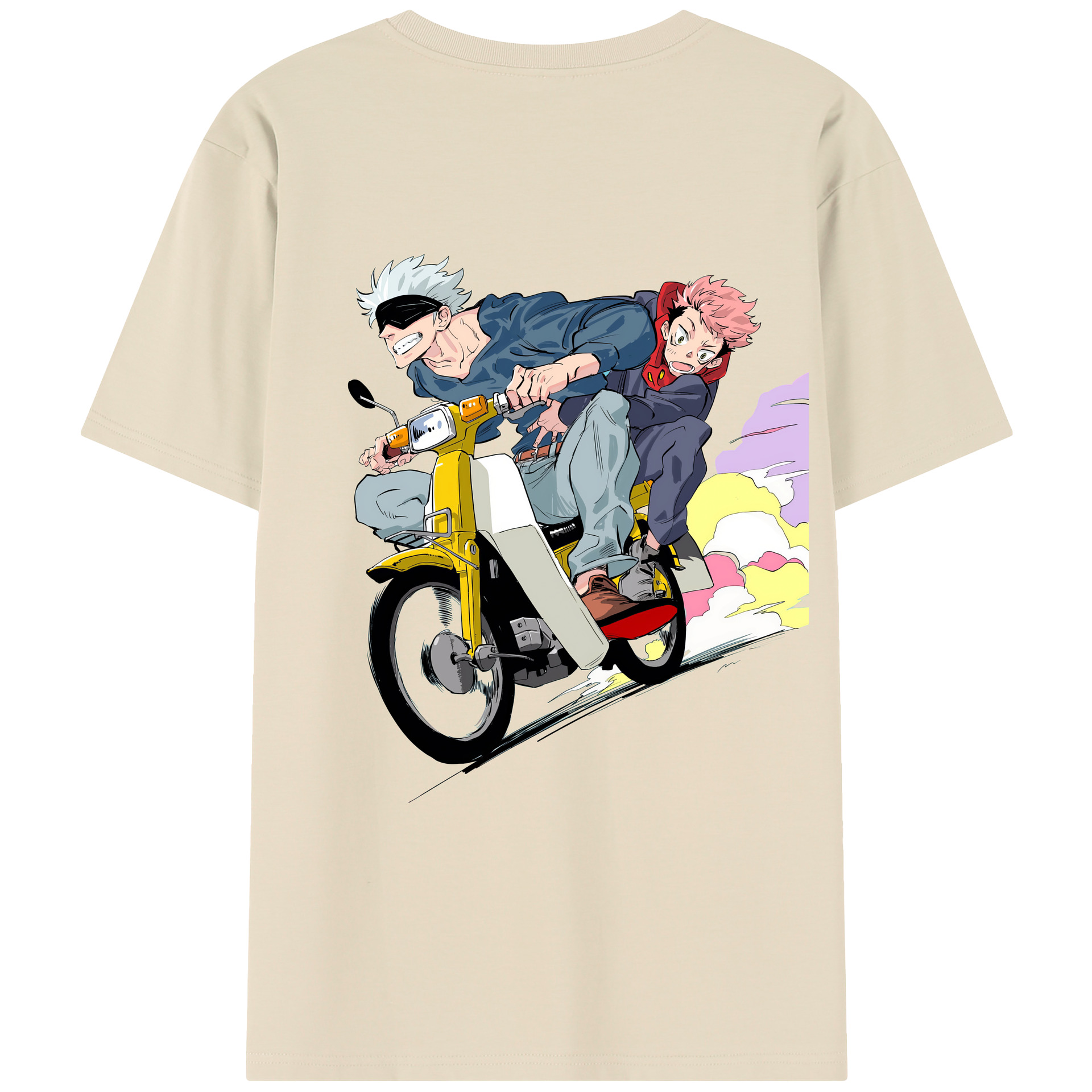 （画像用） 呪術廻戦 Jujutsu Kaisen 綿100％半袖Tシャツ（背面プリント）