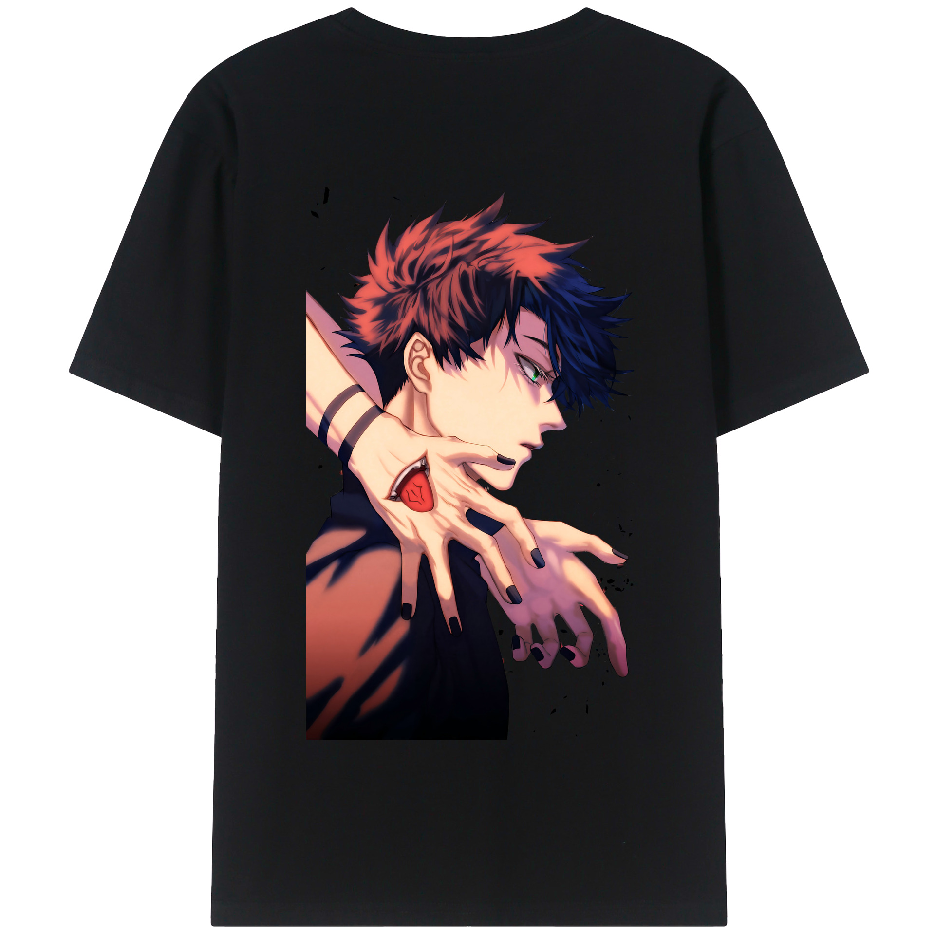 （画像用） 呪術廻戦 Jujutsu Kaisen 綿100％半袖Tシャツ（背面プリント）