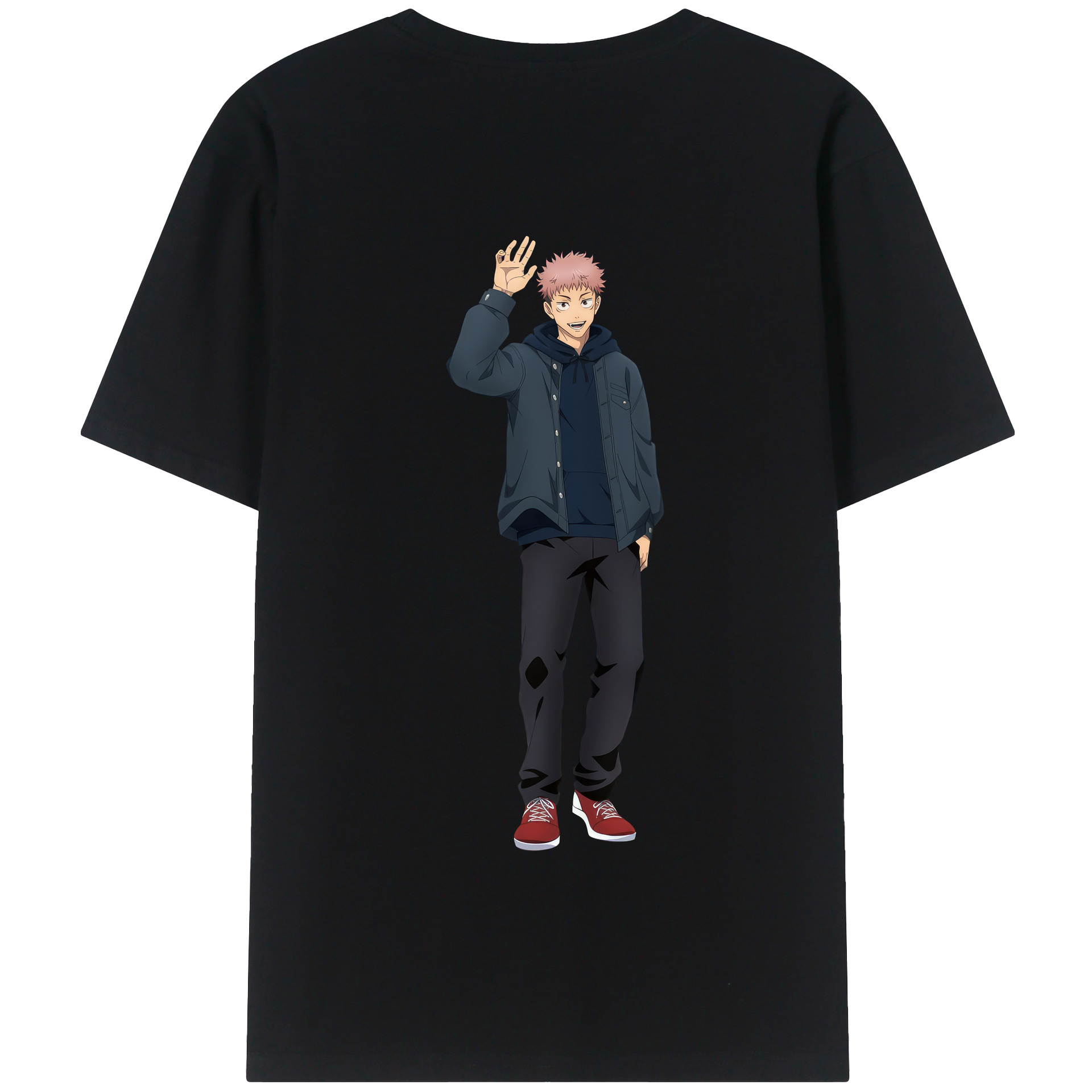 （画像用） 呪術廻戦 Jujutsu Kaisen 綿100％半袖Tシャツ（背面プリント）