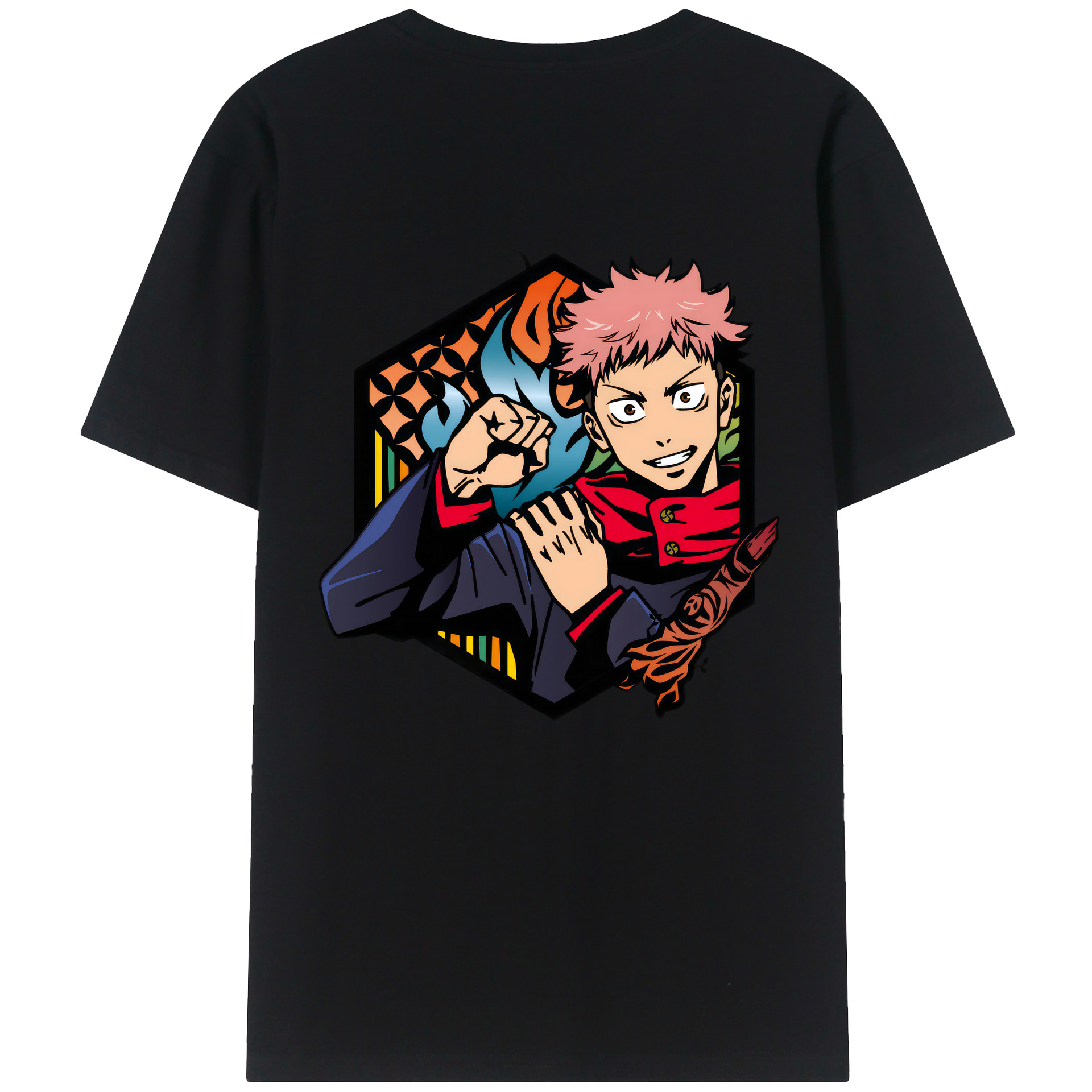 （画像用） 呪術廻戦 Jujutsu Kaisen 綿100％半袖Tシャツ（背面プリント）