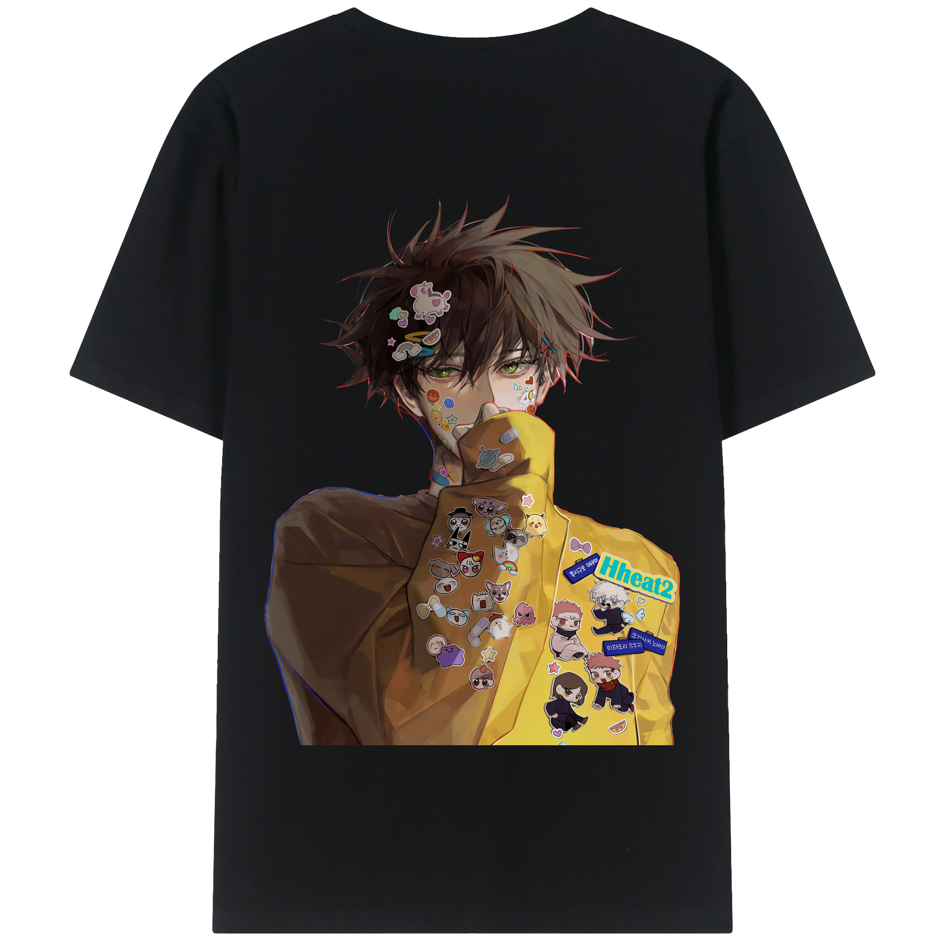 （画像用） 呪術廻戦 Jujutsu Kaisen 綿100％半袖Tシャツ（背面プリント）