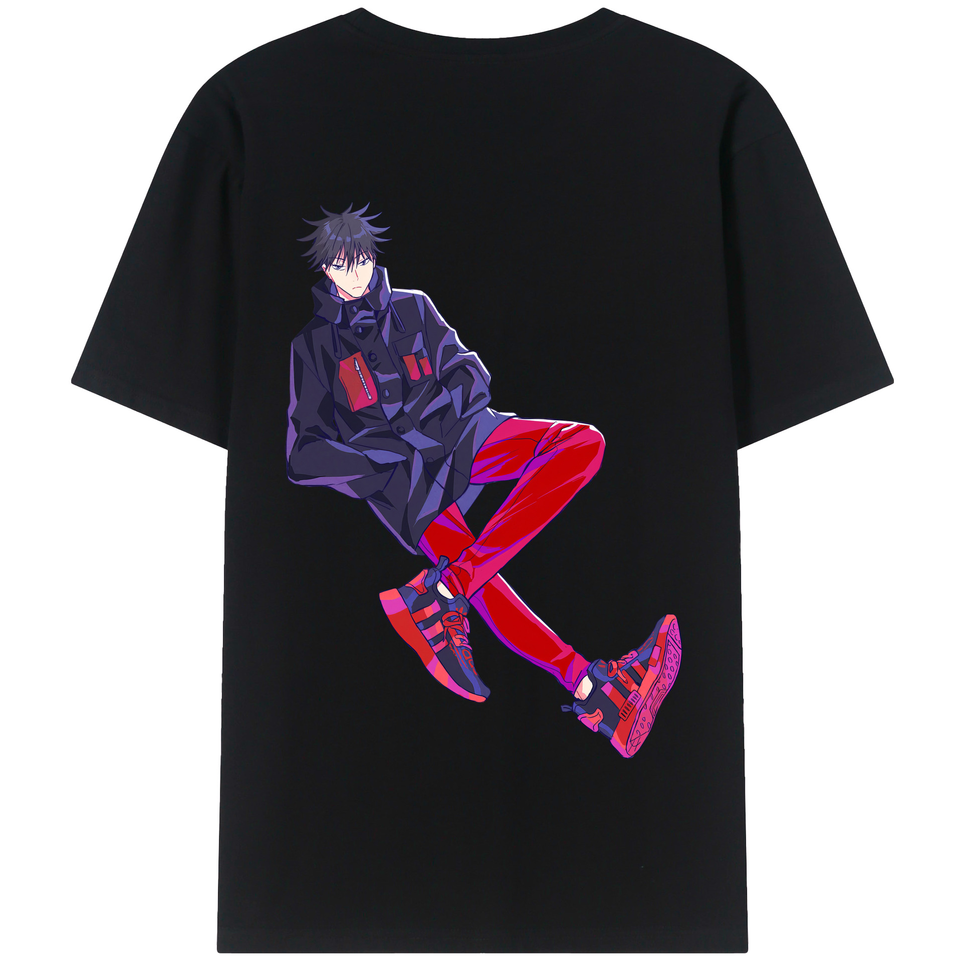 （画像用） 呪術廻戦 Jujutsu Kaisen 綿100％半袖Tシャツ（背面プリント）