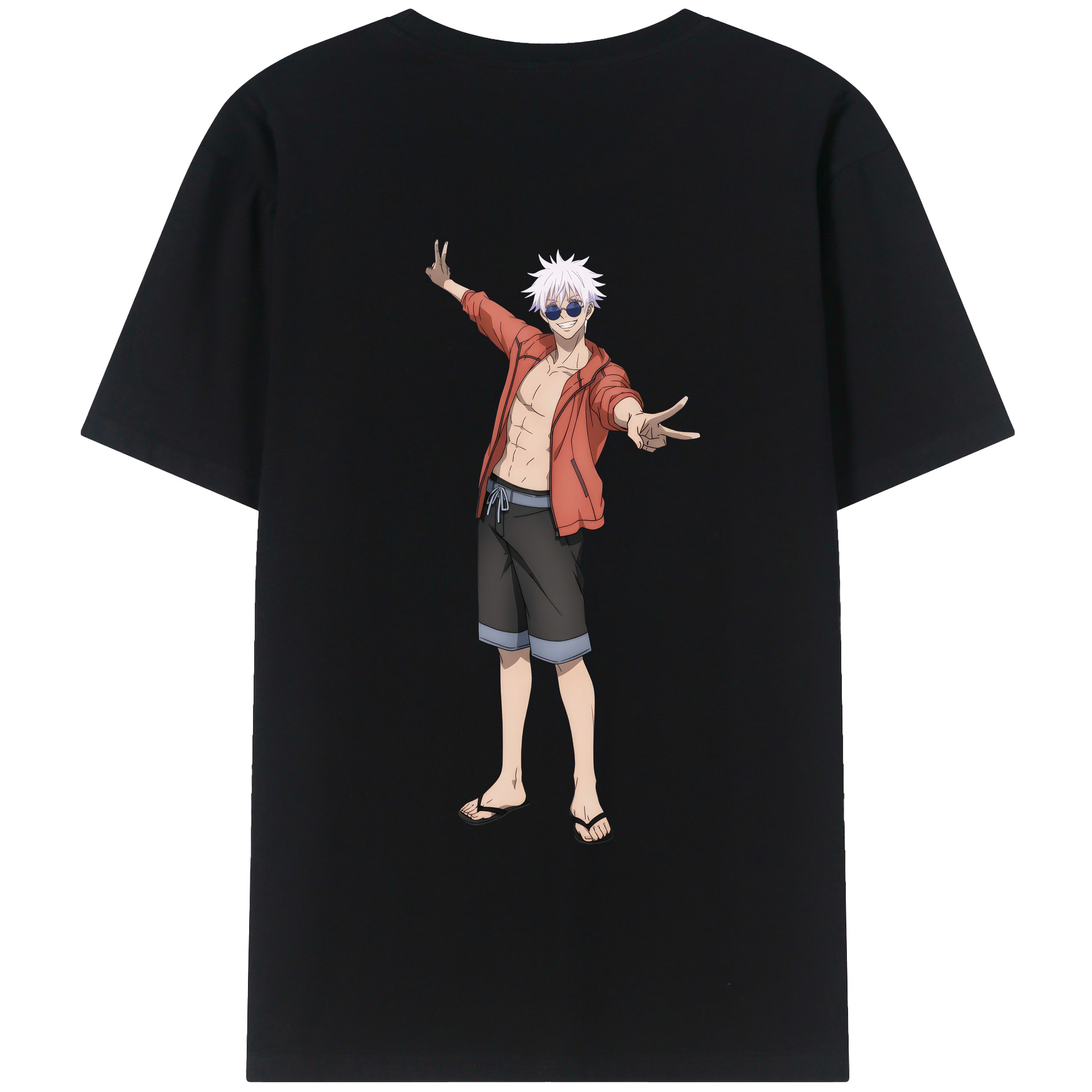 （画像用） 呪術廻戦 Jujutsu Kaisen 綿100％半袖Tシャツ（背面プリント）