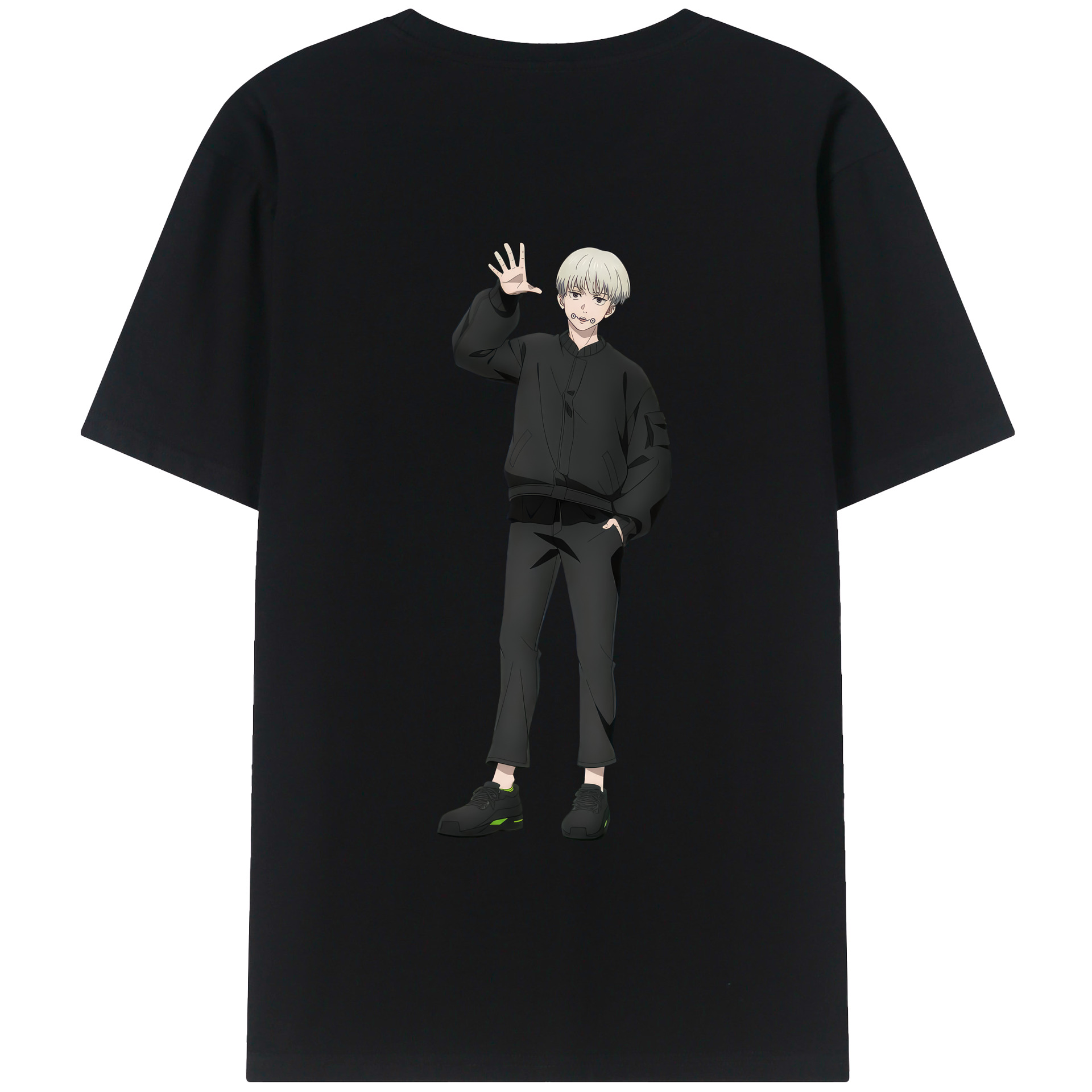 （画像用） 呪術廻戦 Jujutsu Kaisen 綿100％半袖Tシャツ（背面プリント）