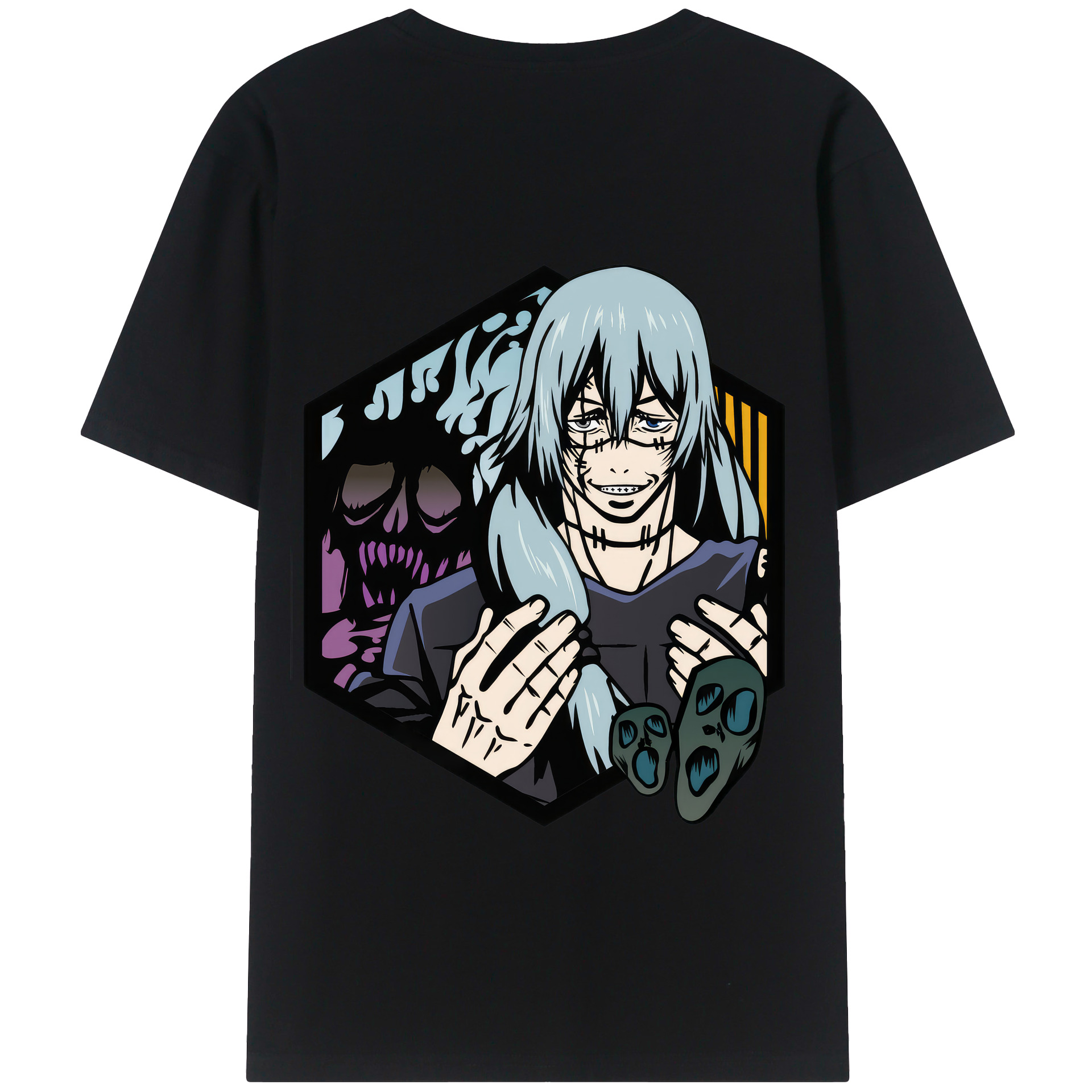 （画像用） 呪術廻戦 Jujutsu Kaisen 綿100％半袖Tシャツ（背面プリント）