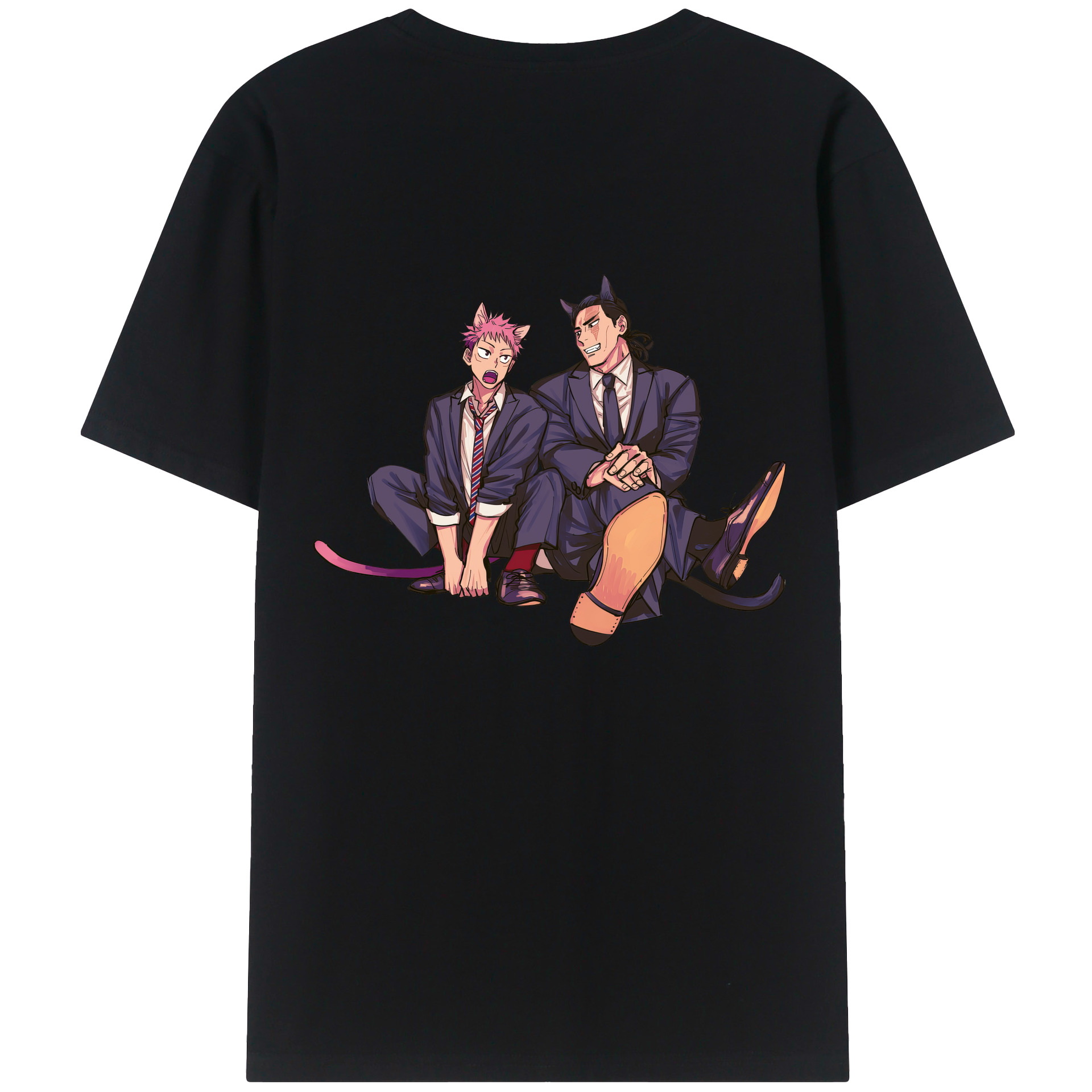 （画像用） 呪術廻戦 Jujutsu Kaisen 綿100％半袖Tシャツ（背面プリント）