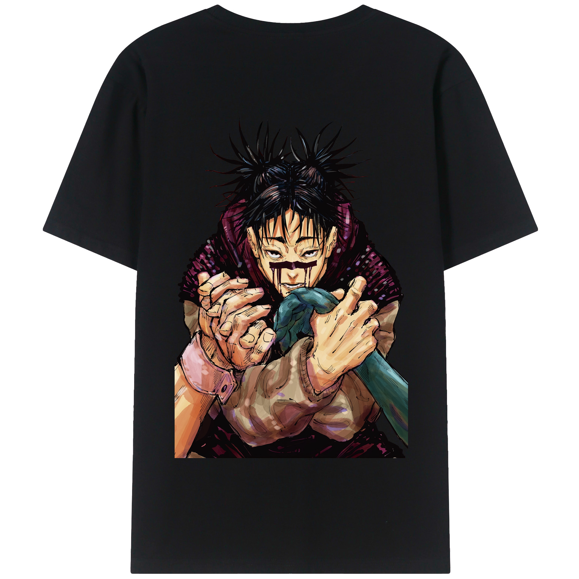 （画像用） 呪術廻戦 Jujutsu Kaisen 綿100％半袖Tシャツ（背面プリント）