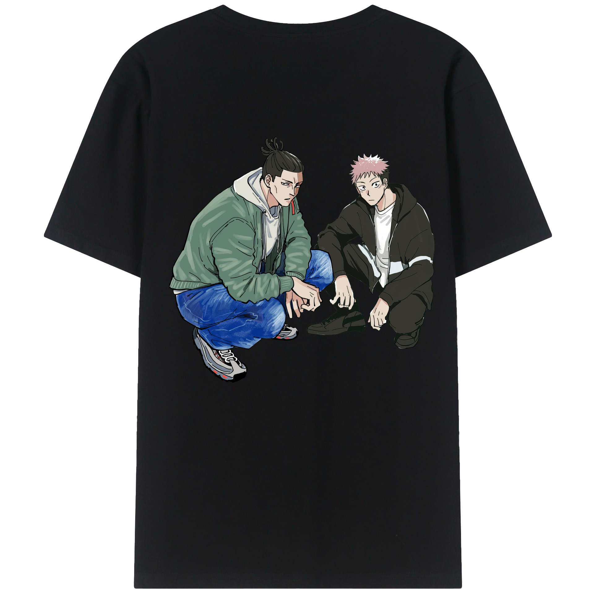 （画像用） 呪術廻戦 Jujutsu Kaisen 綿100％半袖Tシャツ（背面プリント）