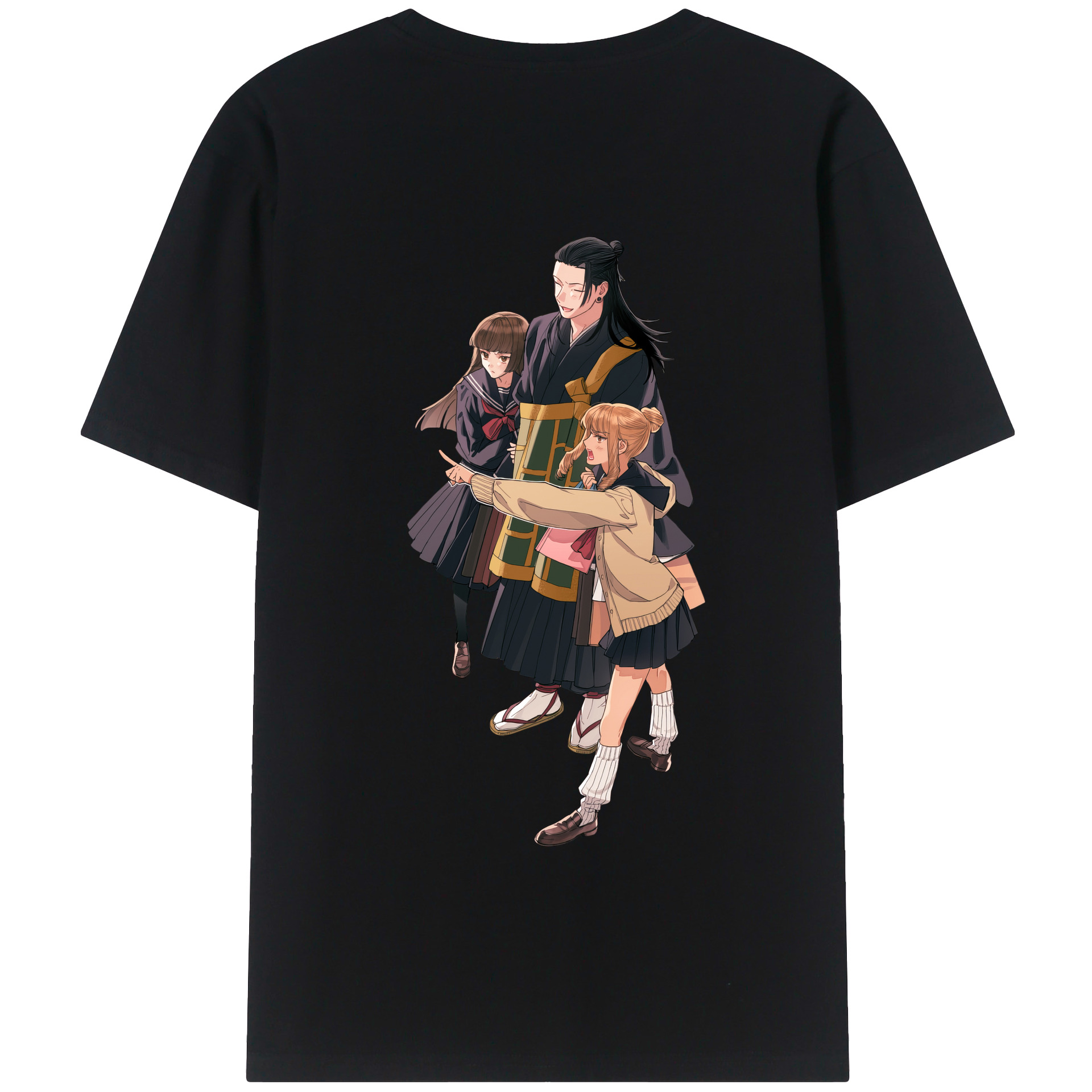 （画像用） 呪術廻戦 Jujutsu Kaisen 綿100％半袖Tシャツ（背面プリント）