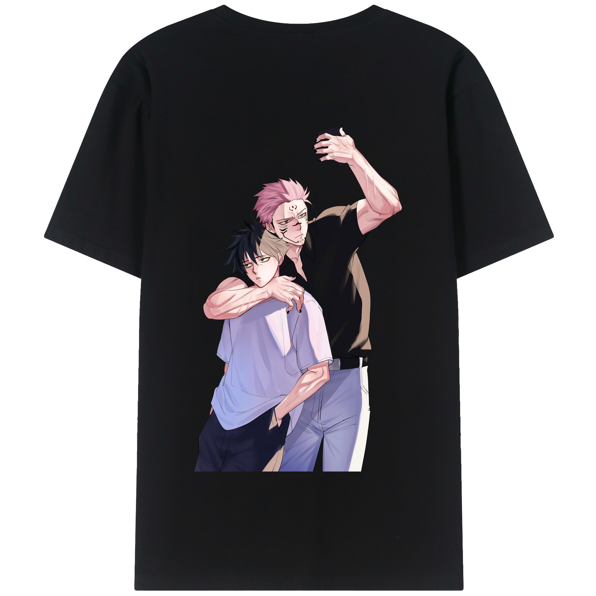 （画像用） 呪術廻戦 Jujutsu Kaisen 綿100％半袖Tシャツ（背面プリント）