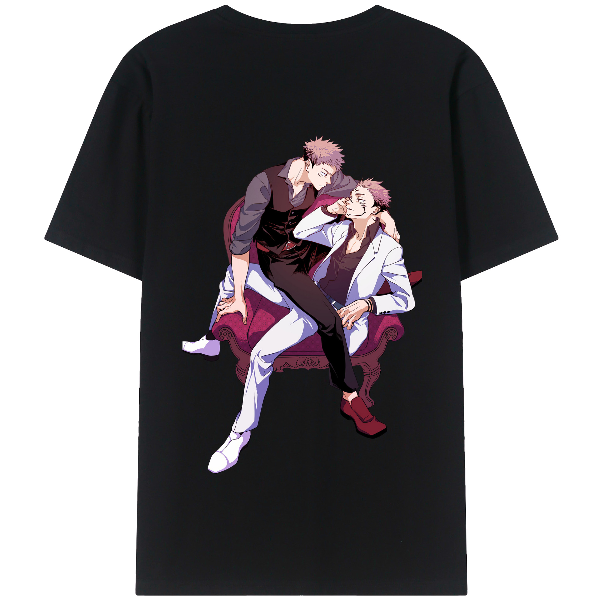 （画像用） 呪術廻戦 Jujutsu Kaisen 綿100％半袖Tシャツ（背面プリント）