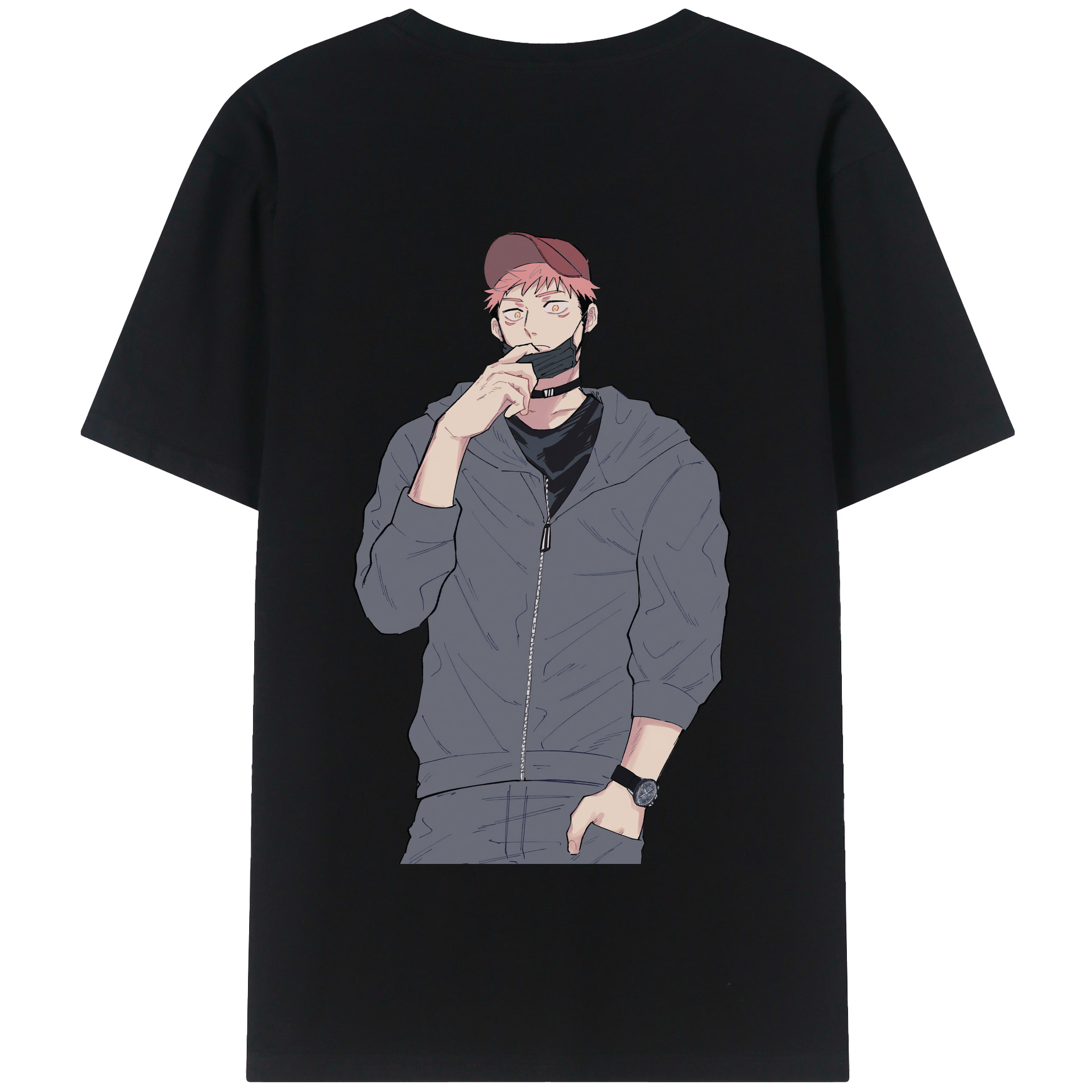 （画像用） 呪術廻戦 Jujutsu Kaisen 綿100％半袖Tシャツ（背面プリント）