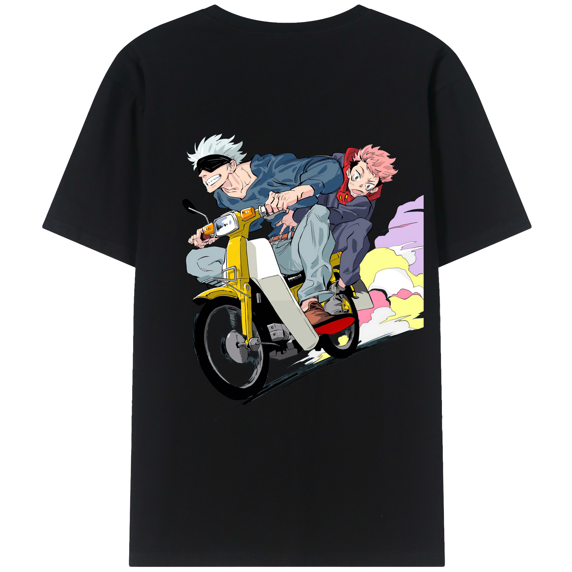 （画像用） 呪術廻戦 Jujutsu Kaisen 綿100％半袖Tシャツ（背面プリント）