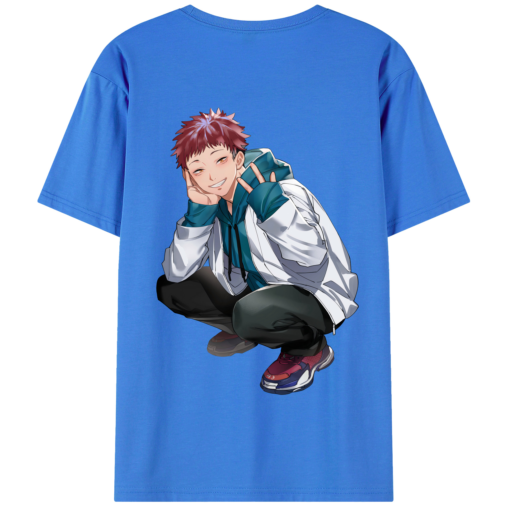 （画像用） 呪術廻戦 Jujutsu Kaisen 綿100％半袖Tシャツ（背面プリント）