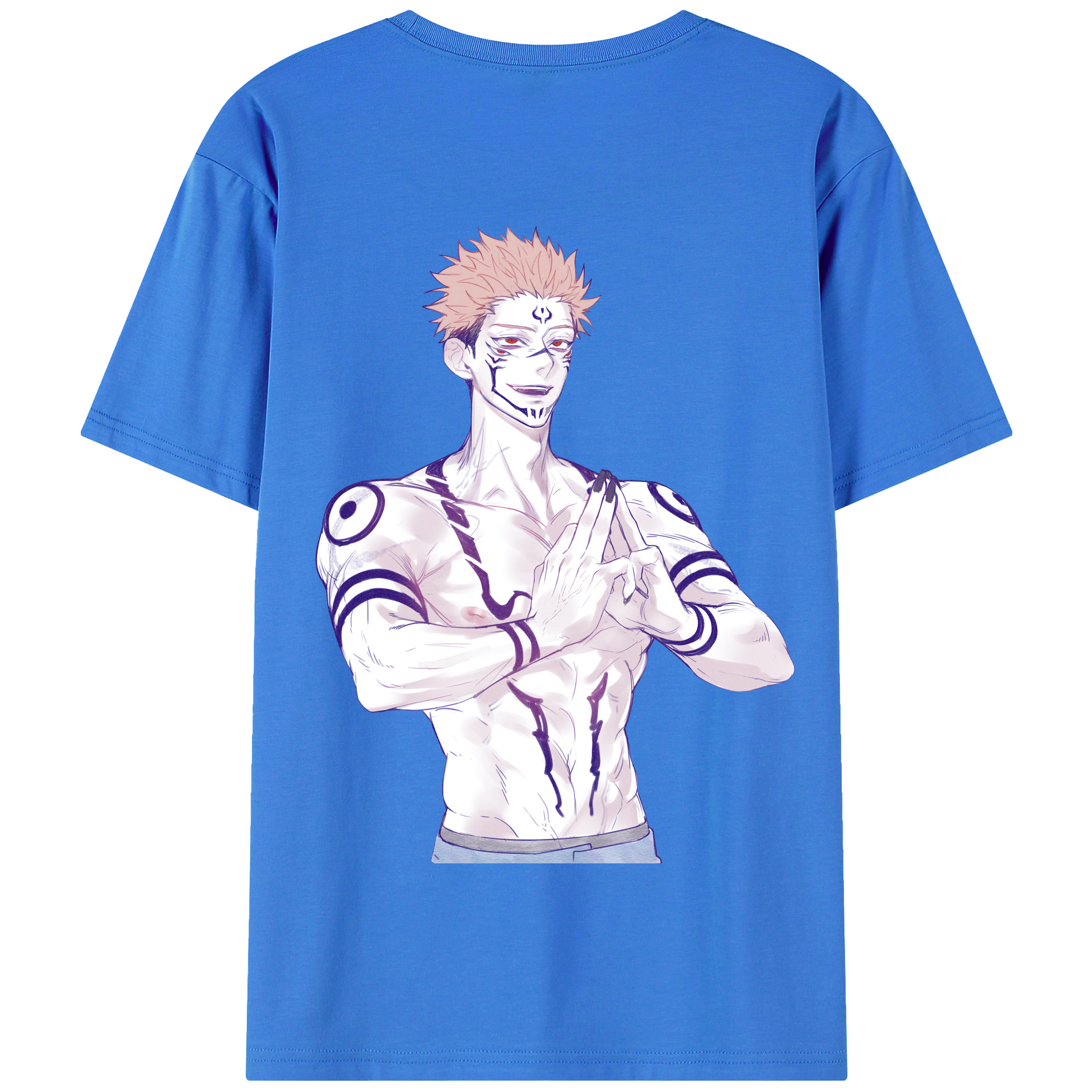 （画像用） 呪術廻戦 Jujutsu Kaisen 綿100％半袖Tシャツ（背面プリント）