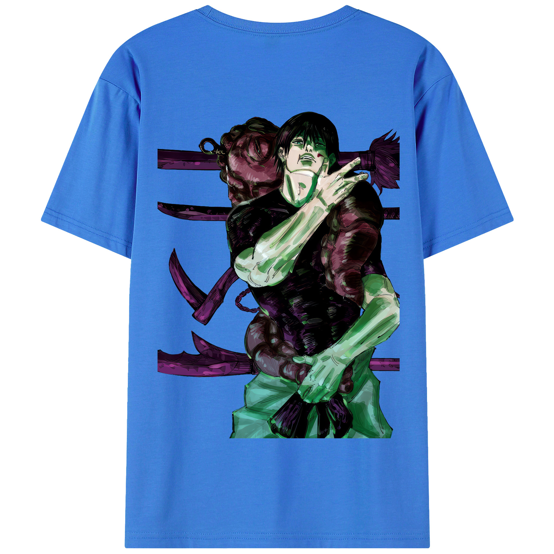 （画像用） 呪術廻戦 Jujutsu Kaisen 綿100％半袖Tシャツ（背面プリント）