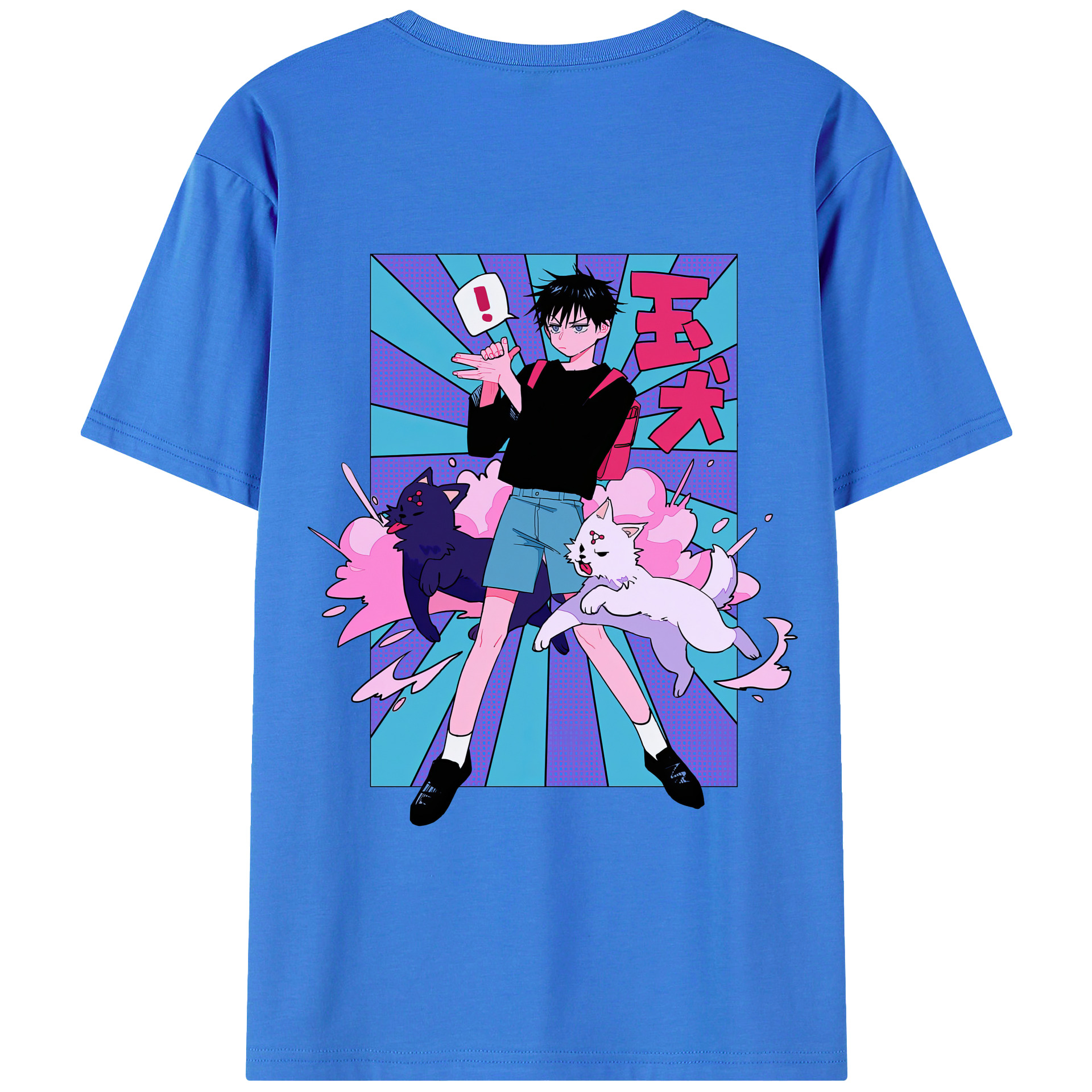 （画像用） 呪術廻戦 Jujutsu Kaisen 綿100％半袖Tシャツ（背面プリント）