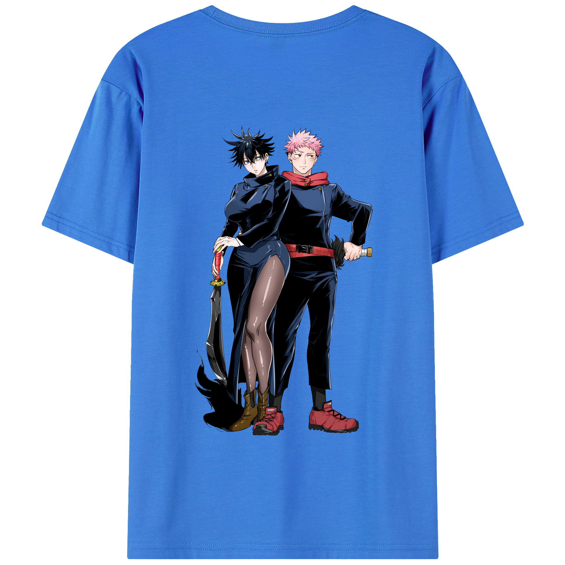 （画像用） 呪術廻戦 Jujutsu Kaisen 綿100％半袖Tシャツ（背面プリント）