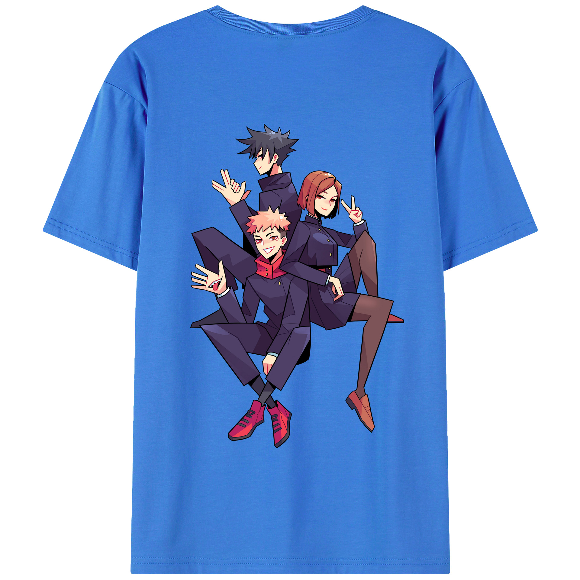 （画像用） 呪術廻戦 Jujutsu Kaisen 綿100％半袖Tシャツ（背面プリント）