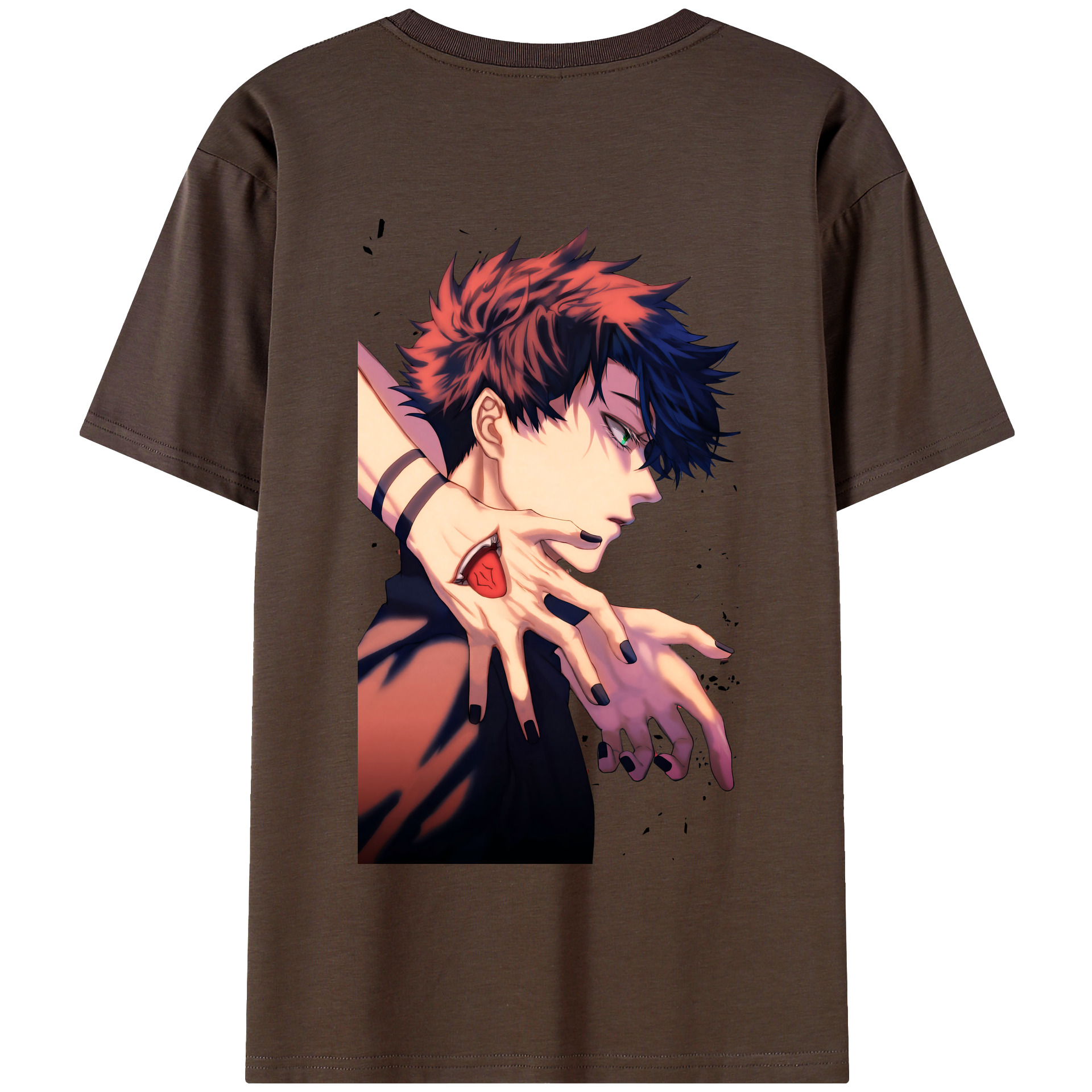 （画像用） 呪術廻戦 Jujutsu Kaisen 綿100％半袖Tシャツ（背面プリント）