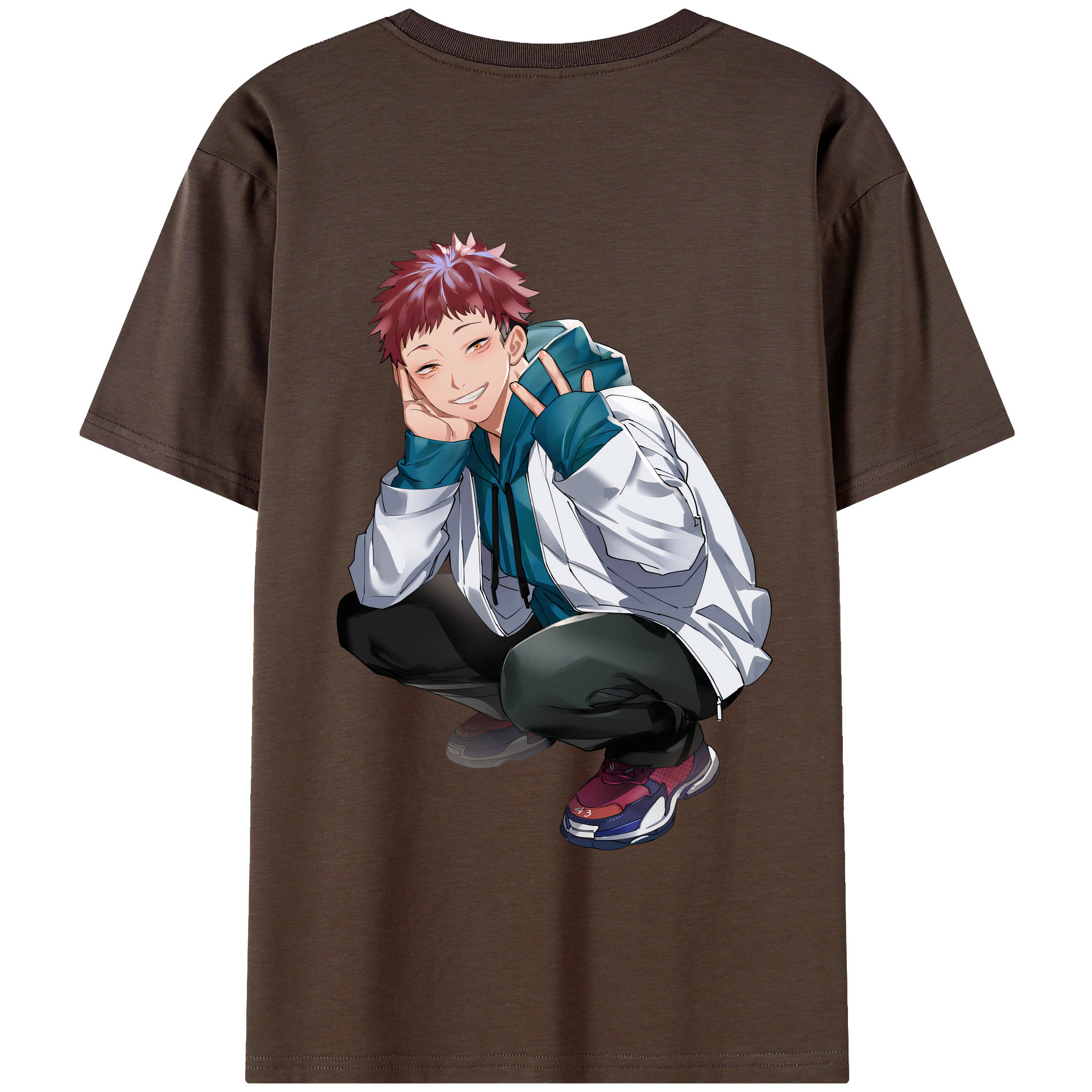 （画像用） 呪術廻戦 Jujutsu Kaisen 綿100％半袖Tシャツ（背面プリント）