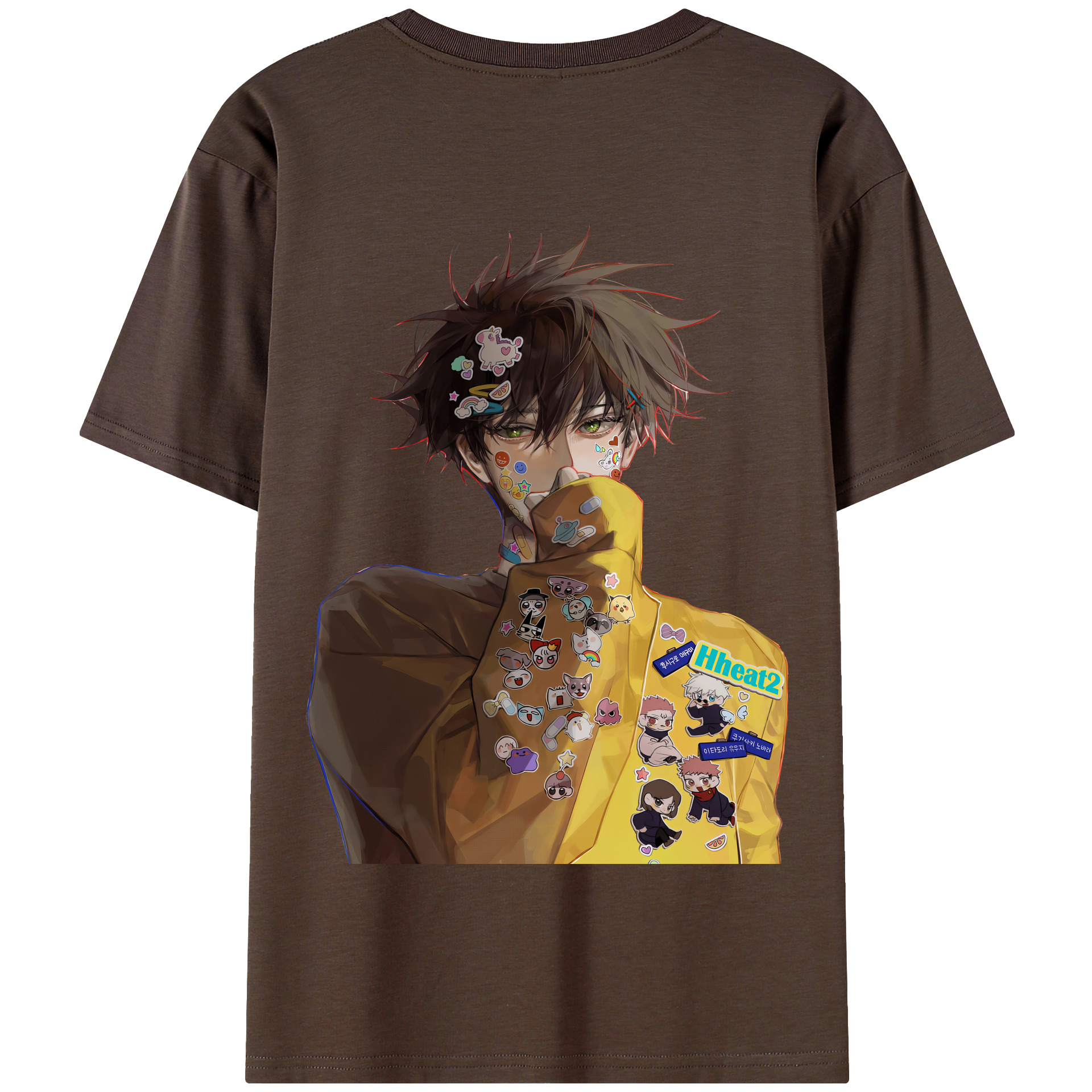 （画像用） 呪術廻戦 Jujutsu Kaisen 綿100％半袖Tシャツ（背面プリント）