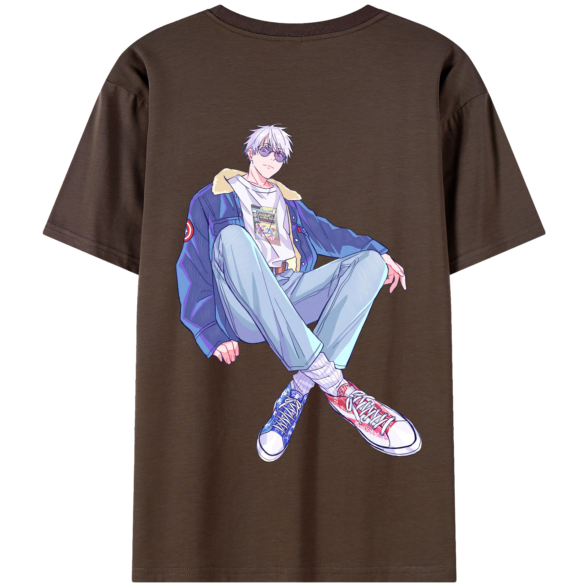 （画像用） 呪術廻戦 Jujutsu Kaisen 綿100％半袖Tシャツ（背面プリント）