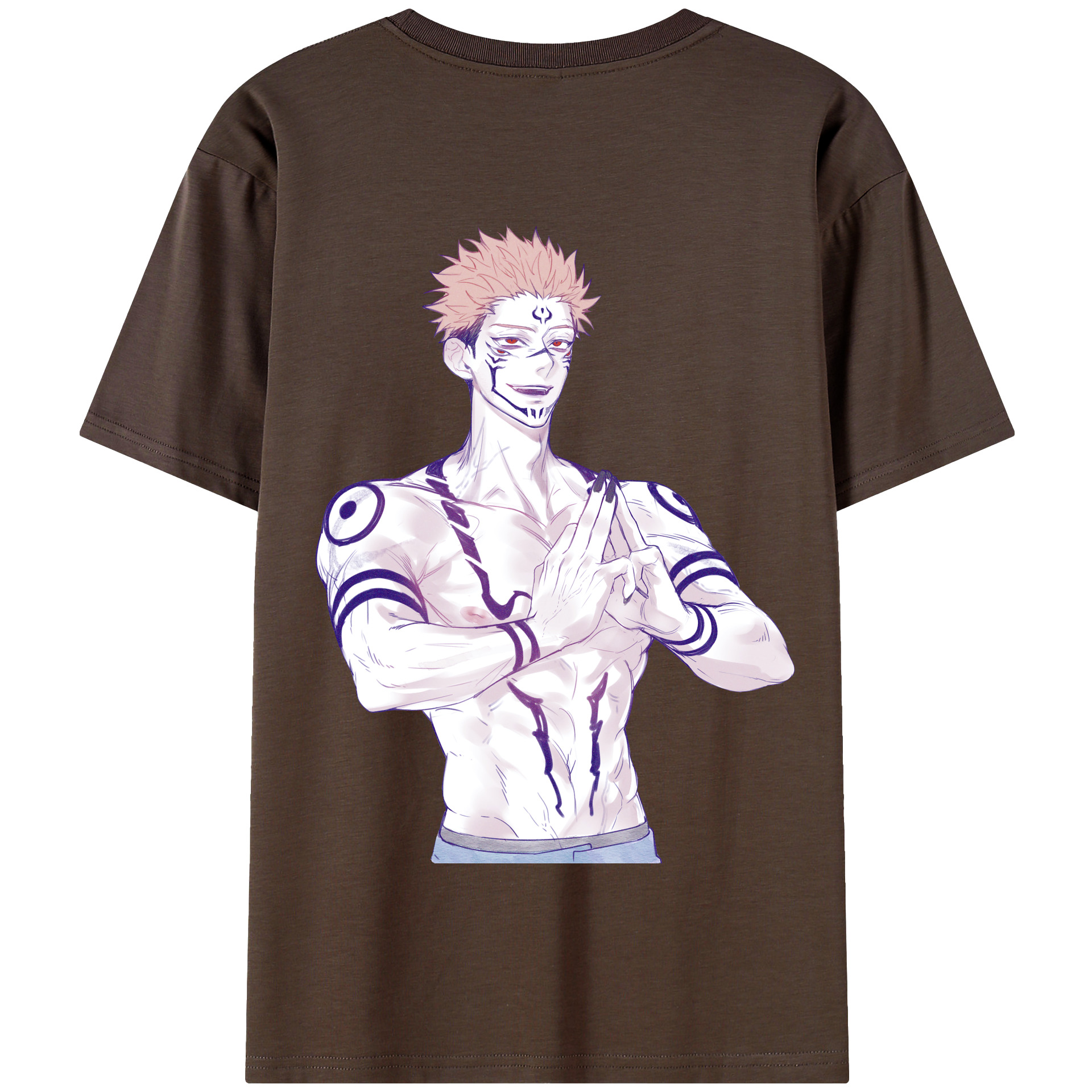 （画像用） 呪術廻戦 Jujutsu Kaisen 綿100％半袖Tシャツ（背面プリント）