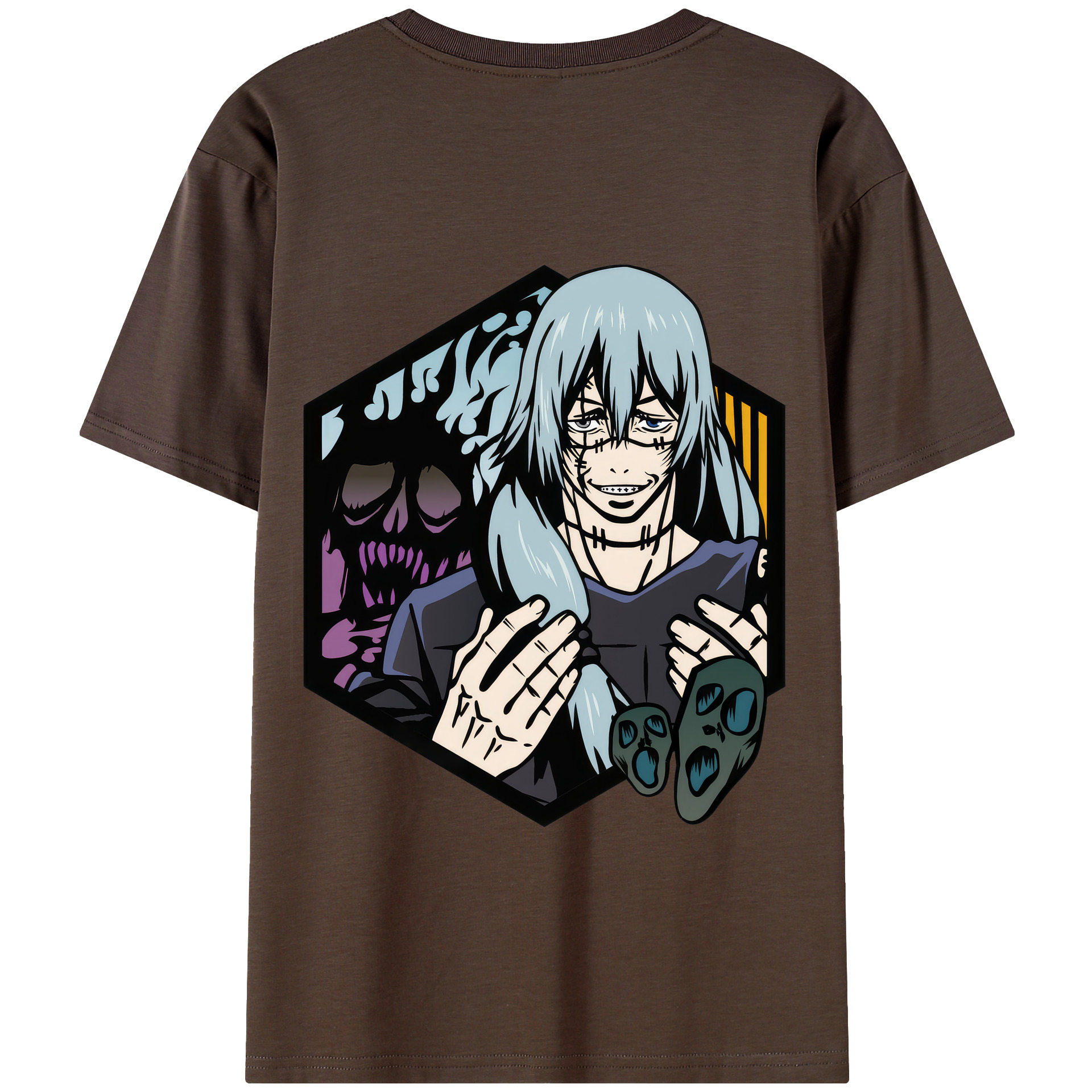 （画像用） 呪術廻戦 Jujutsu Kaisen 綿100％半袖Tシャツ（背面プリント）