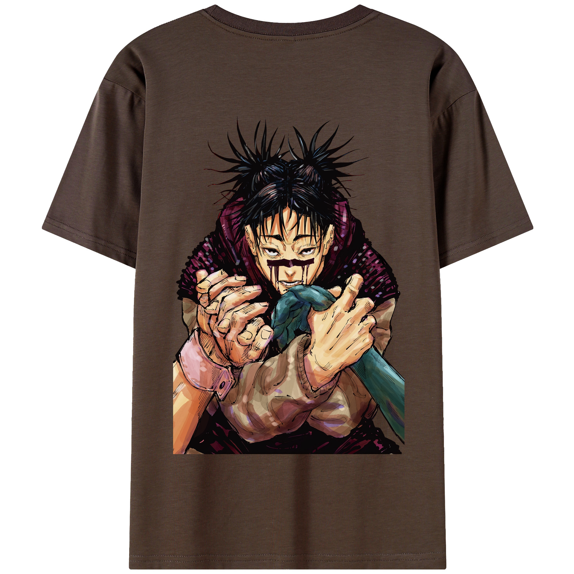 （画像用） 呪術廻戦 Jujutsu Kaisen 綿100％半袖Tシャツ（背面プリント）