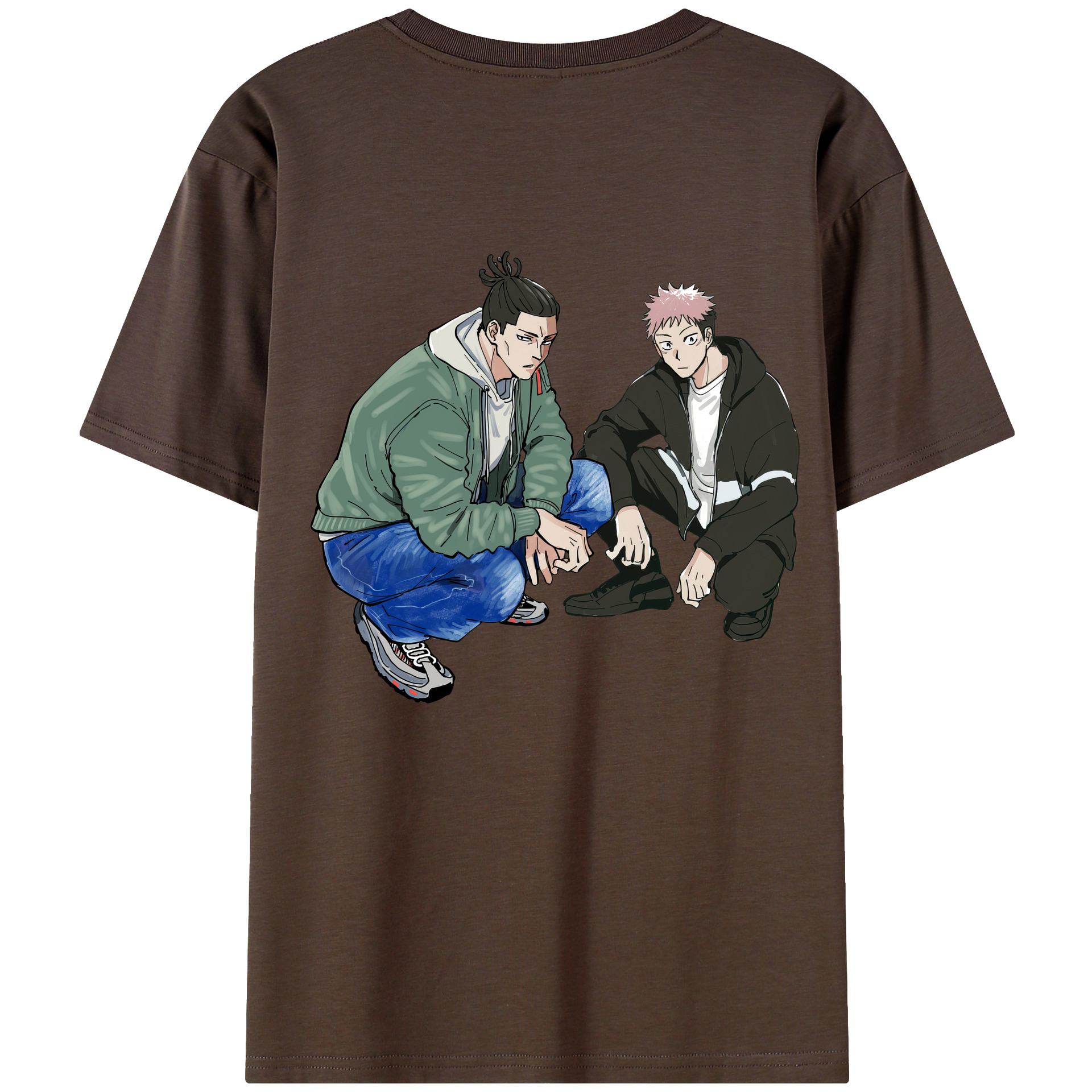 （画像用） 呪術廻戦 Jujutsu Kaisen 綿100％半袖Tシャツ（背面プリント）
