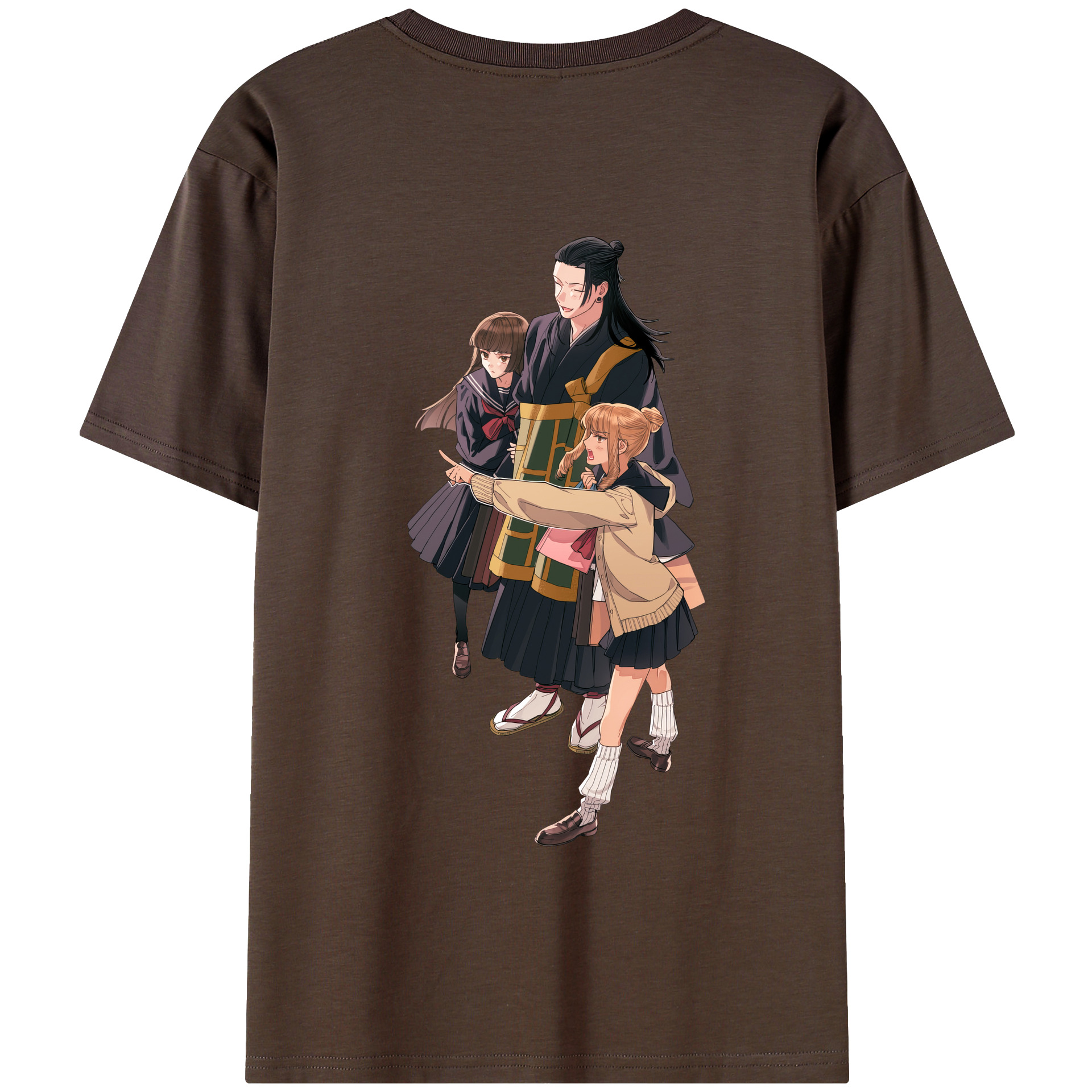 （画像用） 呪術廻戦 Jujutsu Kaisen 綿100％半袖Tシャツ（背面プリント）