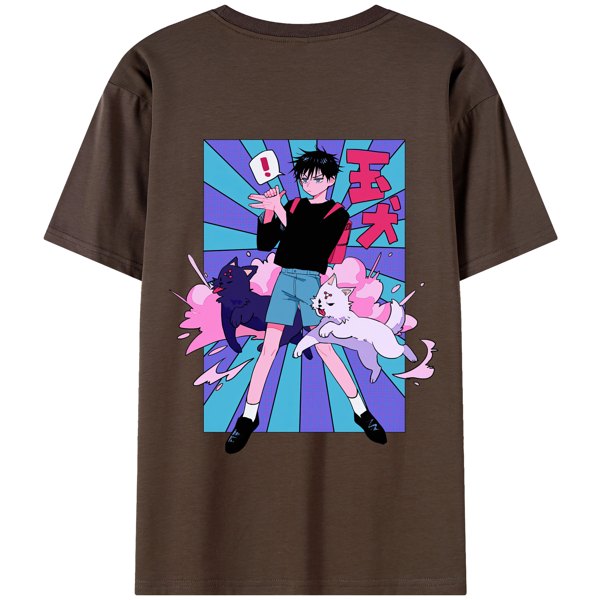 （画像用） 呪術廻戦 Jujutsu Kaisen 綿100％半袖Tシャツ（背面プリント）