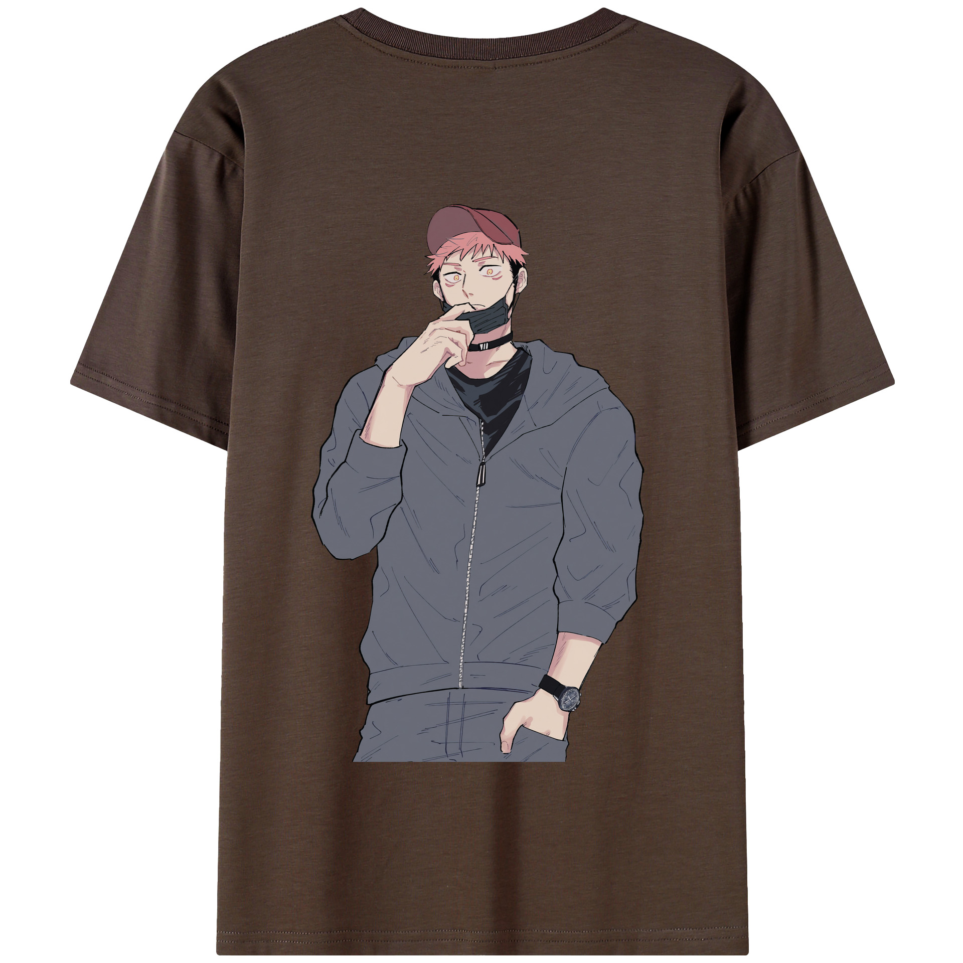 （画像用） 呪術廻戦 Jujutsu Kaisen 綿100％半袖Tシャツ（背面プリント）